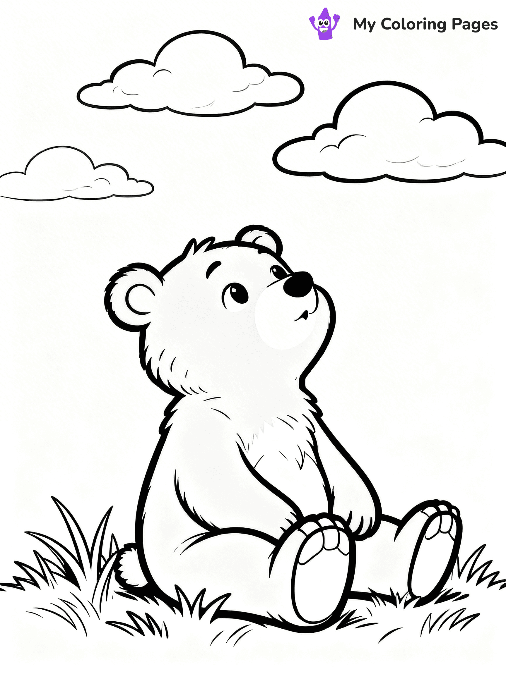 Little Bear Coloring Pages - 18