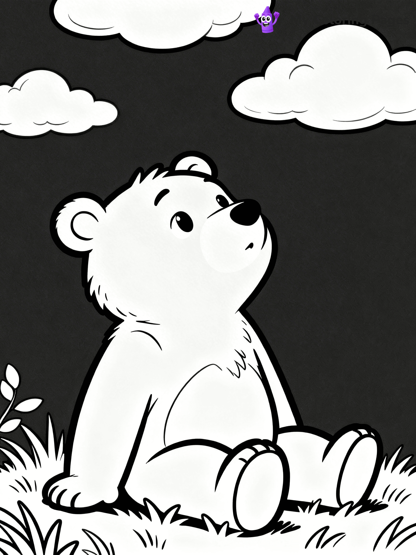 Little Bear Coloring Pages - 17