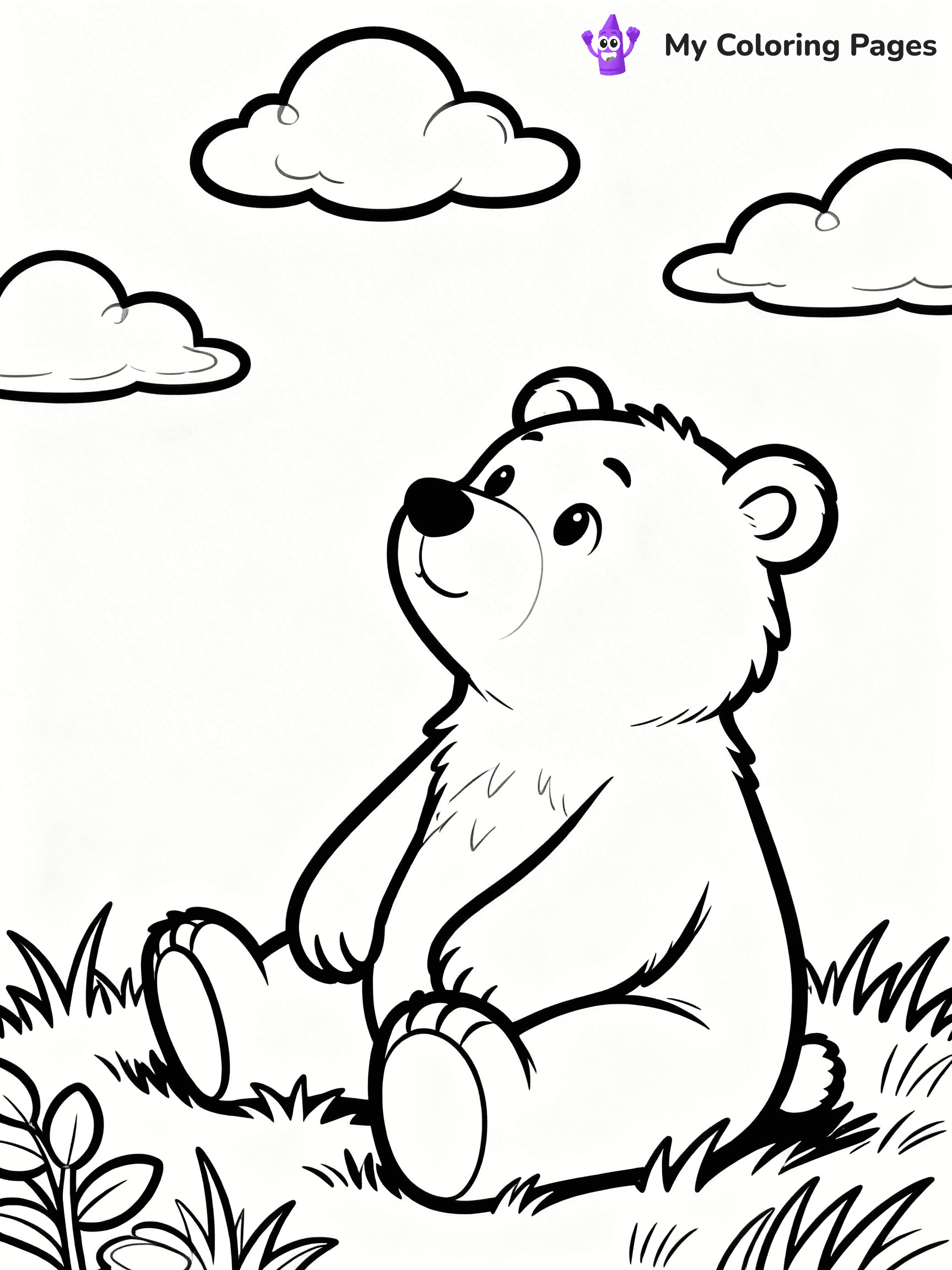 Little Bear Coloring Pages - 16