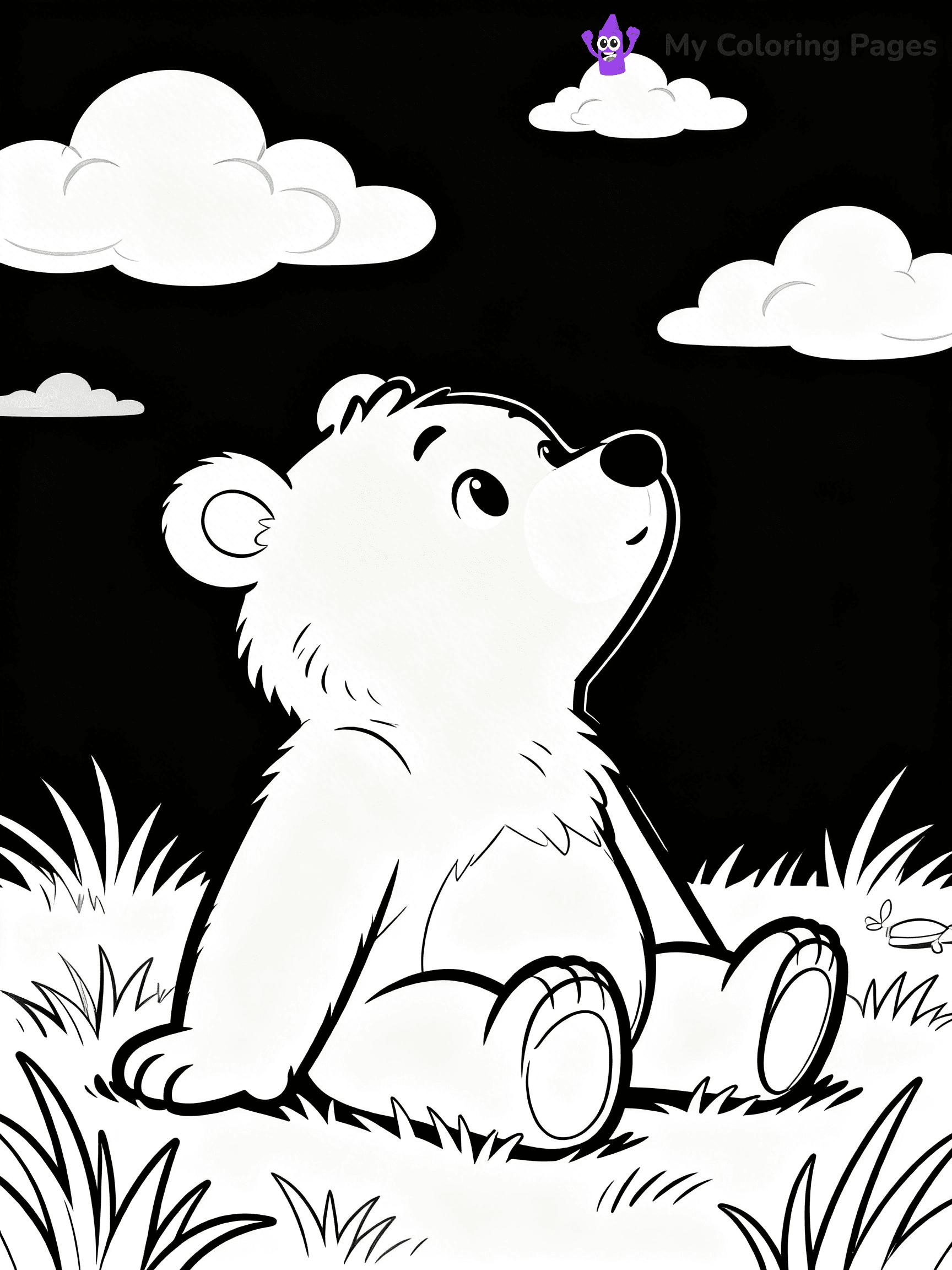 Little Bear Coloring Pages - 15