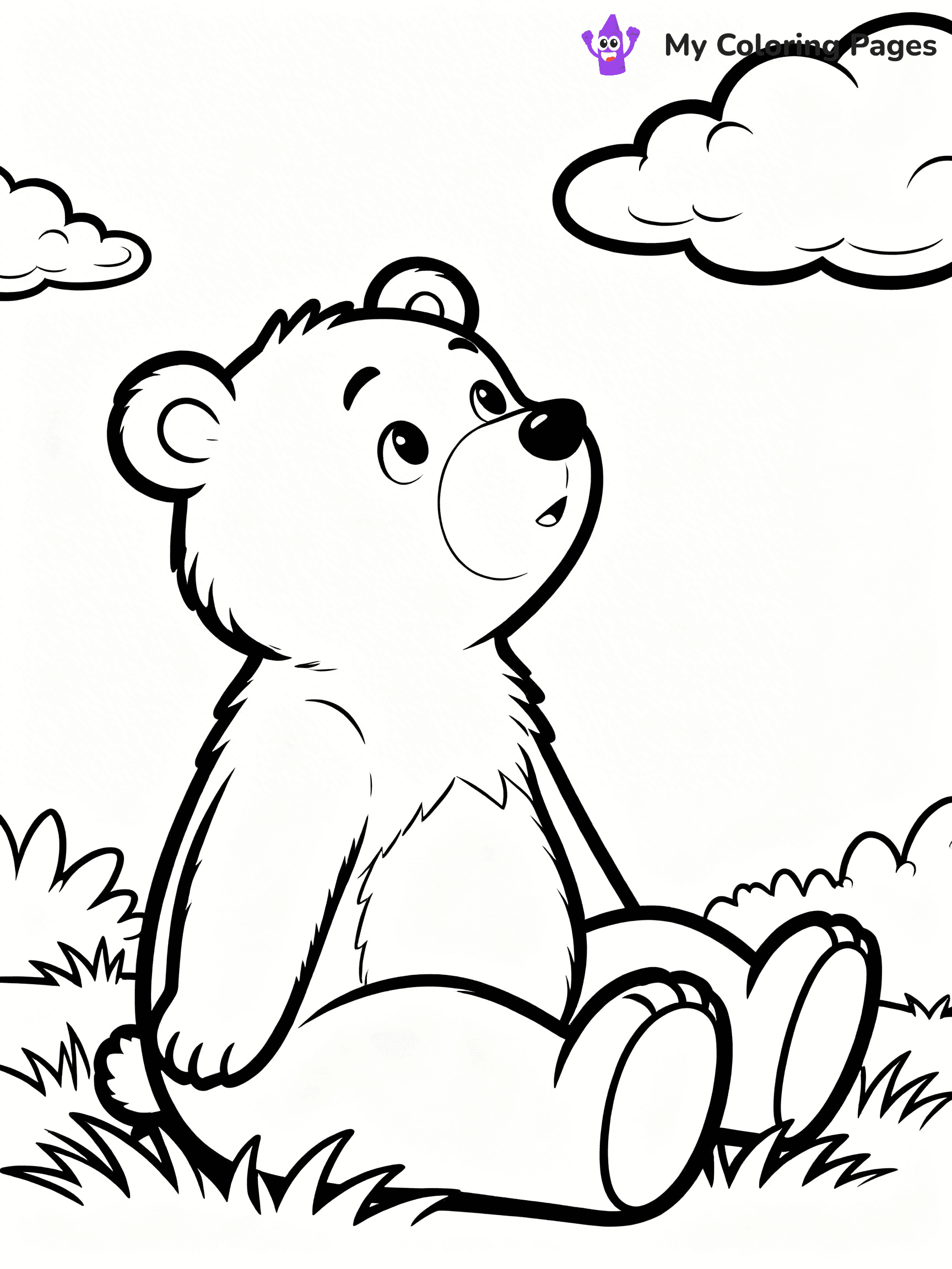 Little Bear Coloring Pages - 14