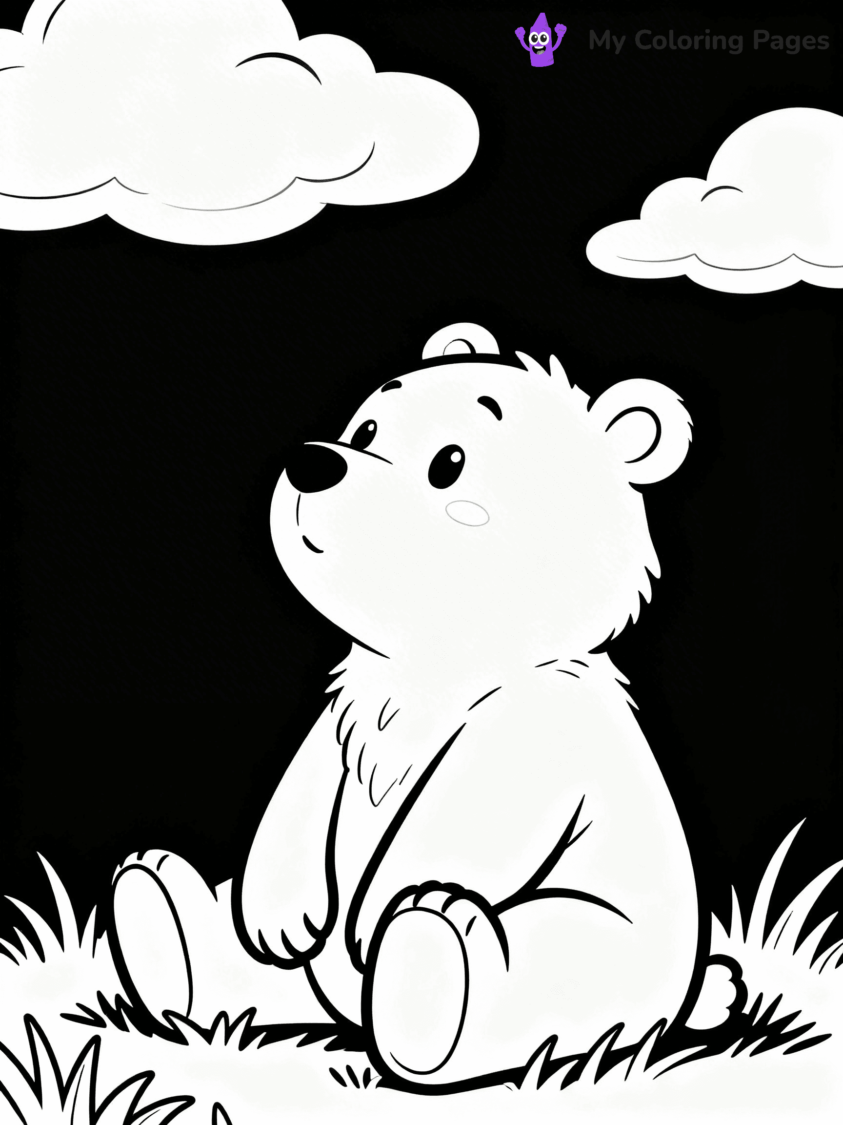 Little Bear Coloring Pages - 13