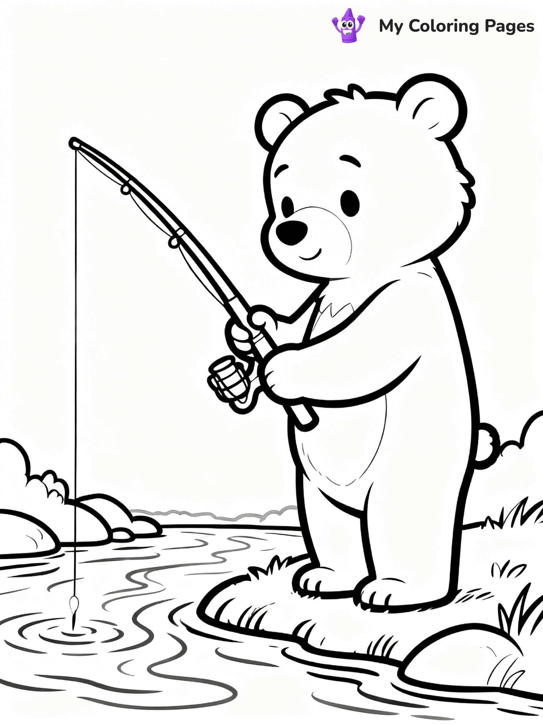 Little Bear Coloring Pages - 12