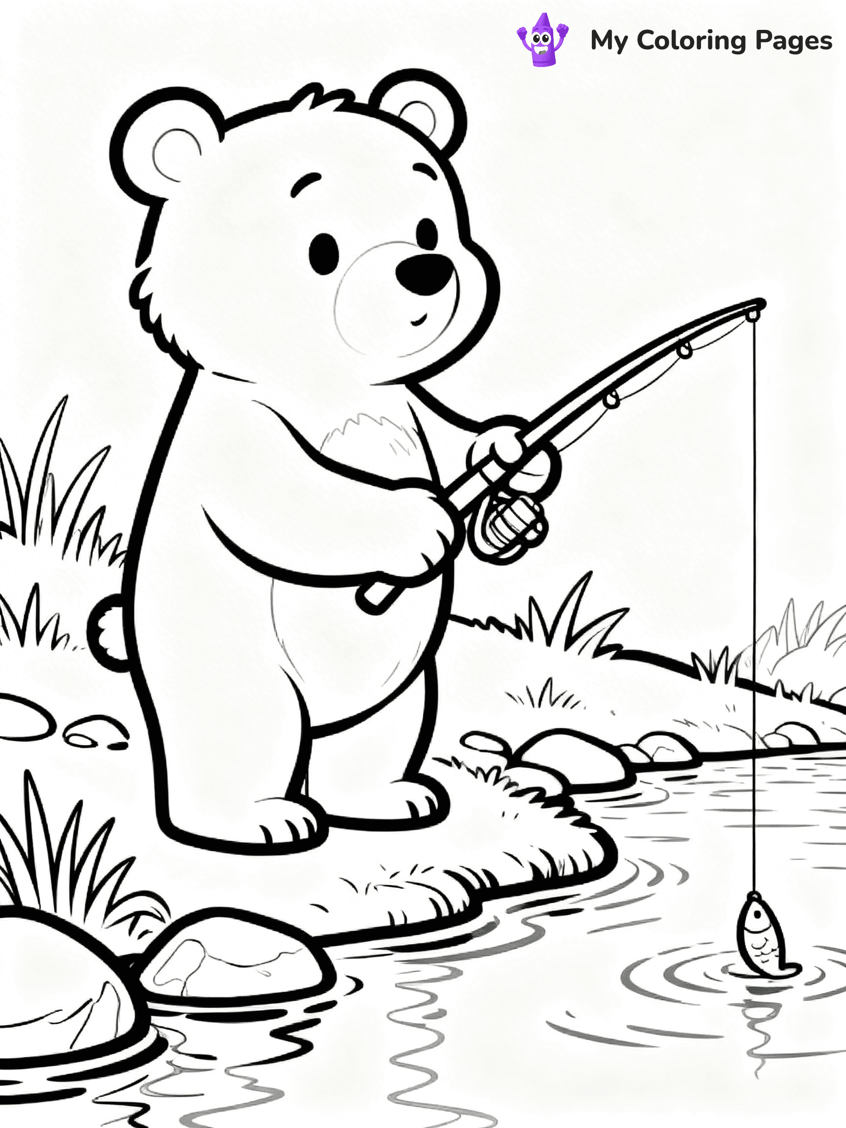 Little Bear Coloring Pages - 11
