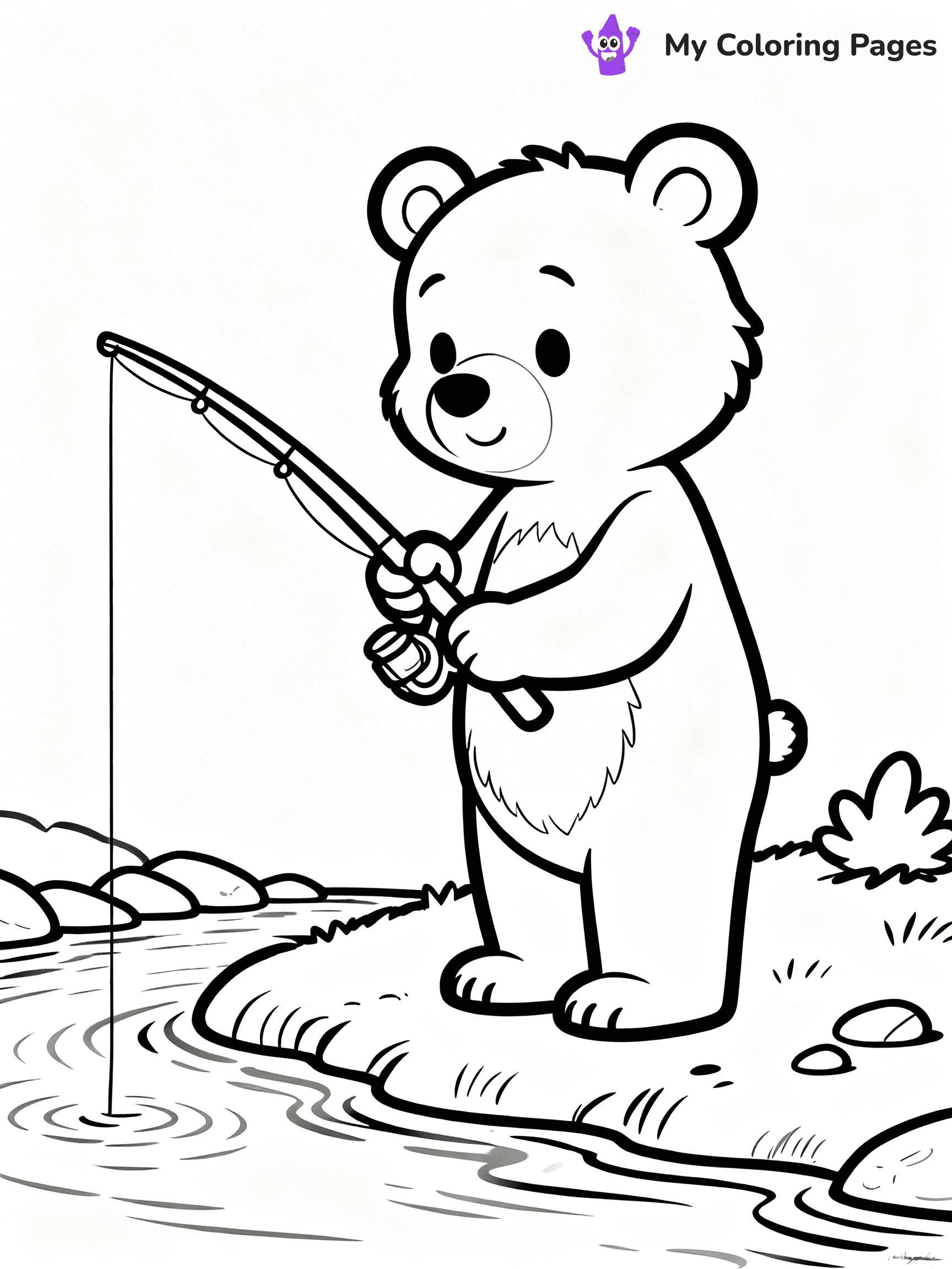 Little Bear Coloring Pages - 7