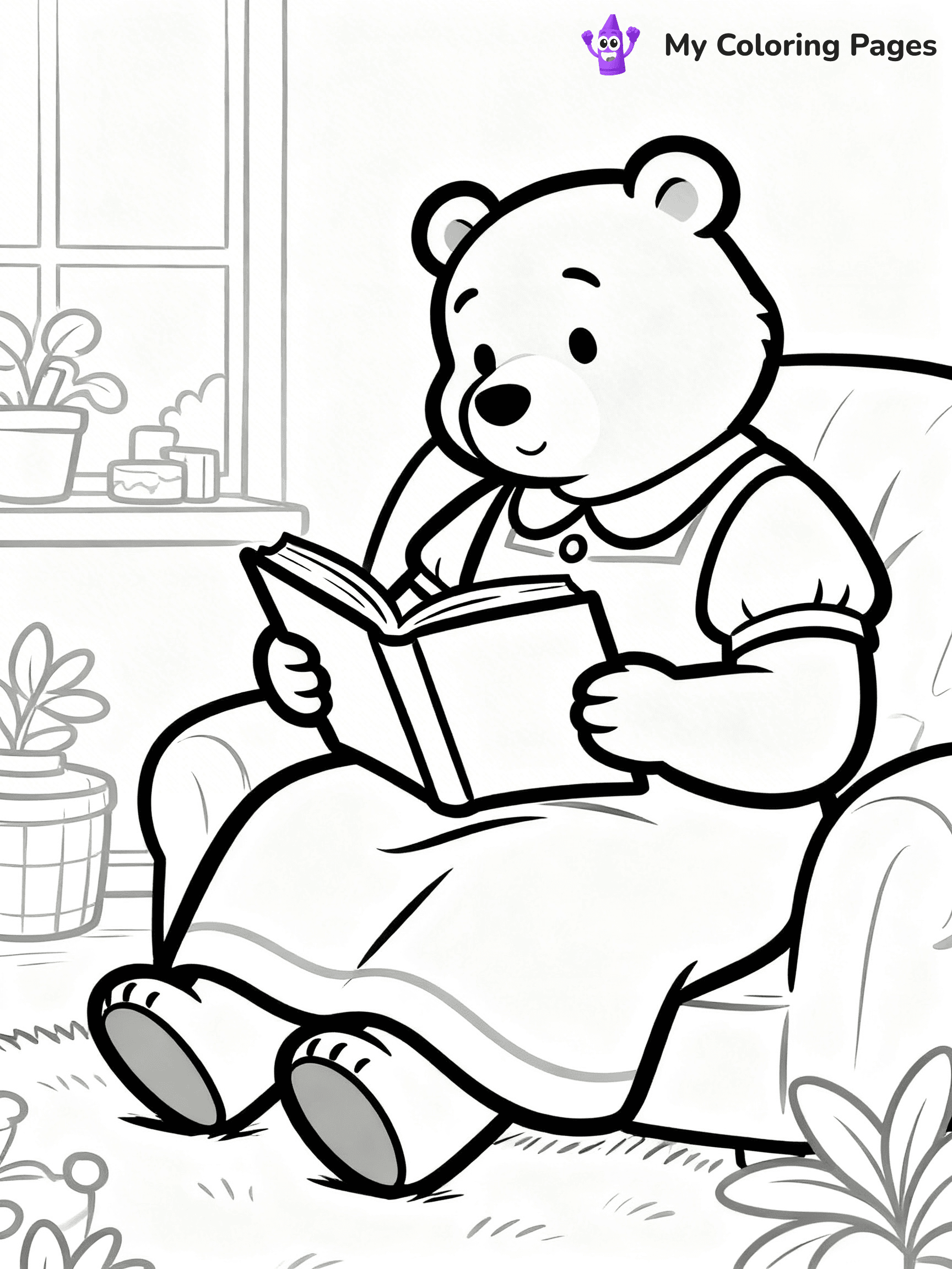 Little Bear Coloring Pages - 5