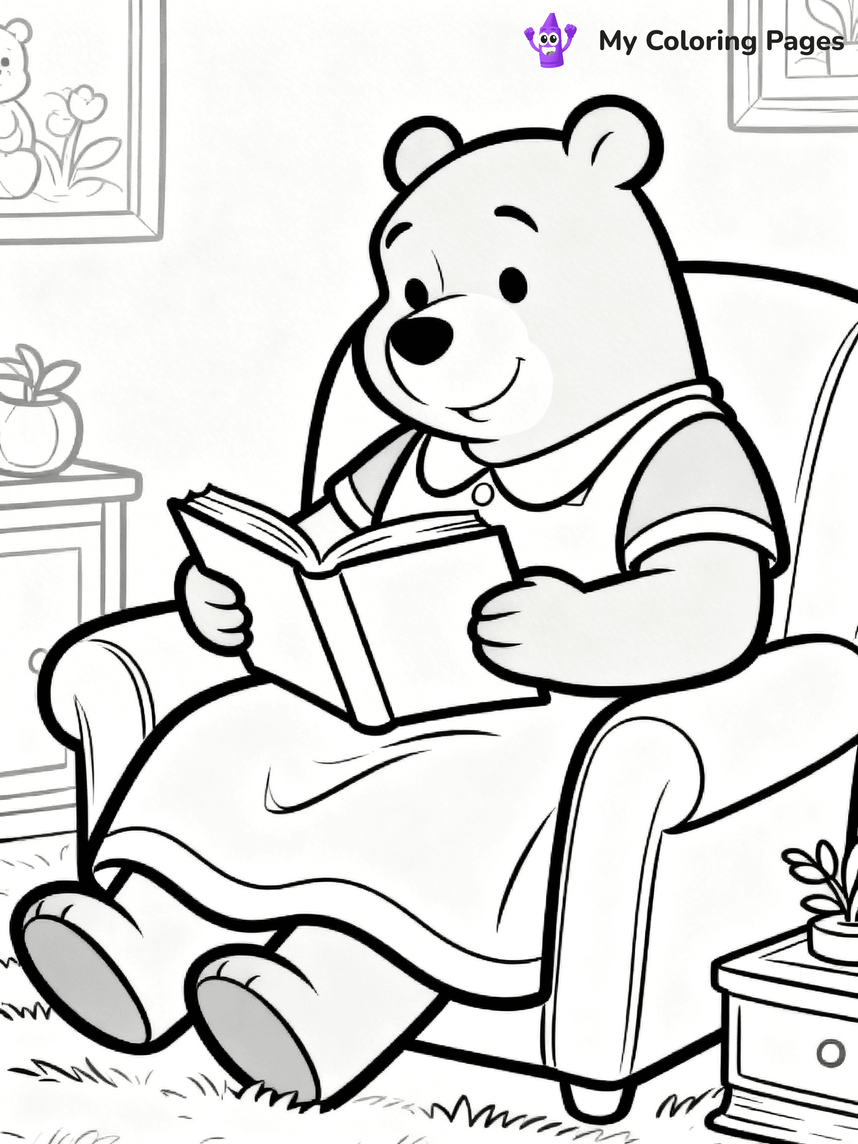 Little Bear Coloring Pages - 4