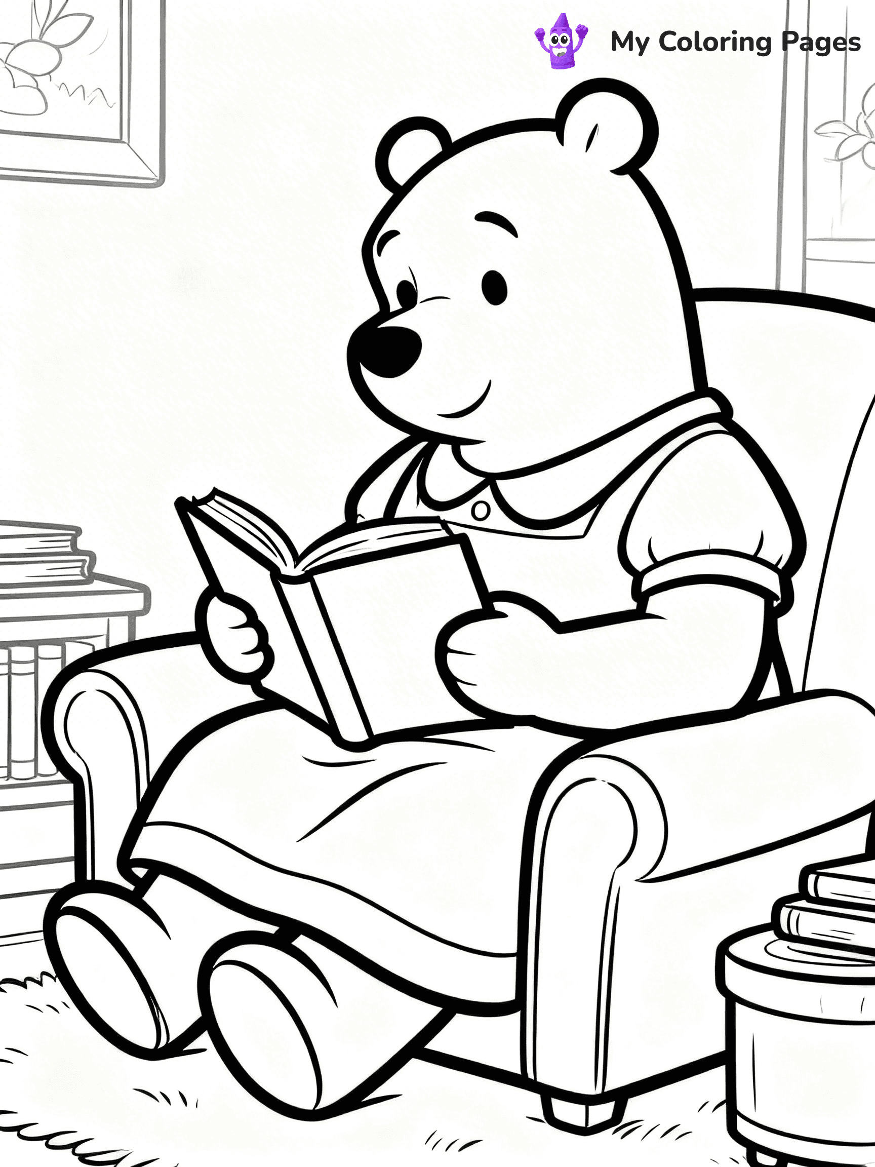 Little Bear Coloring Pages - 3