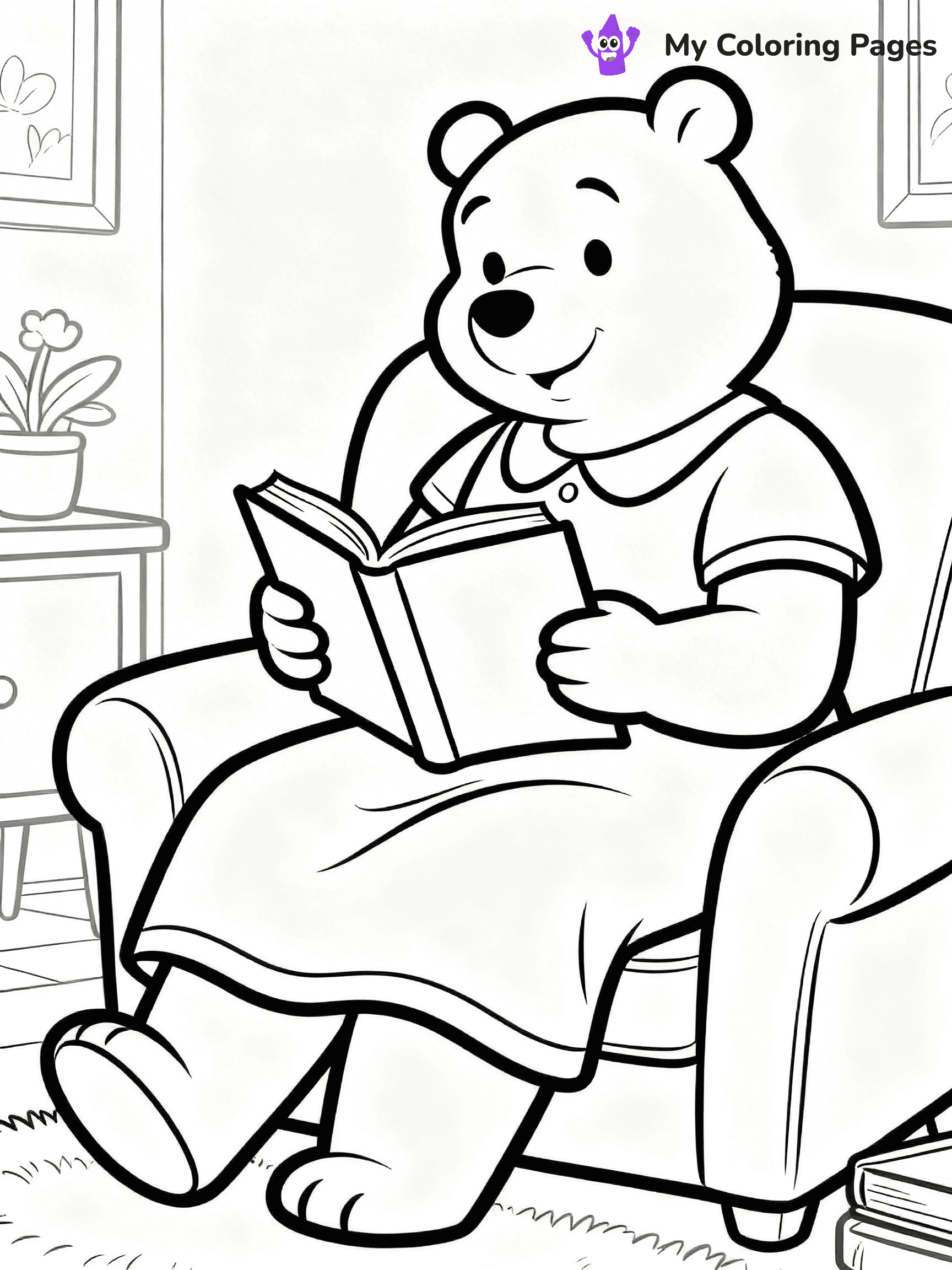 Little Bear Coloring Pages - 2