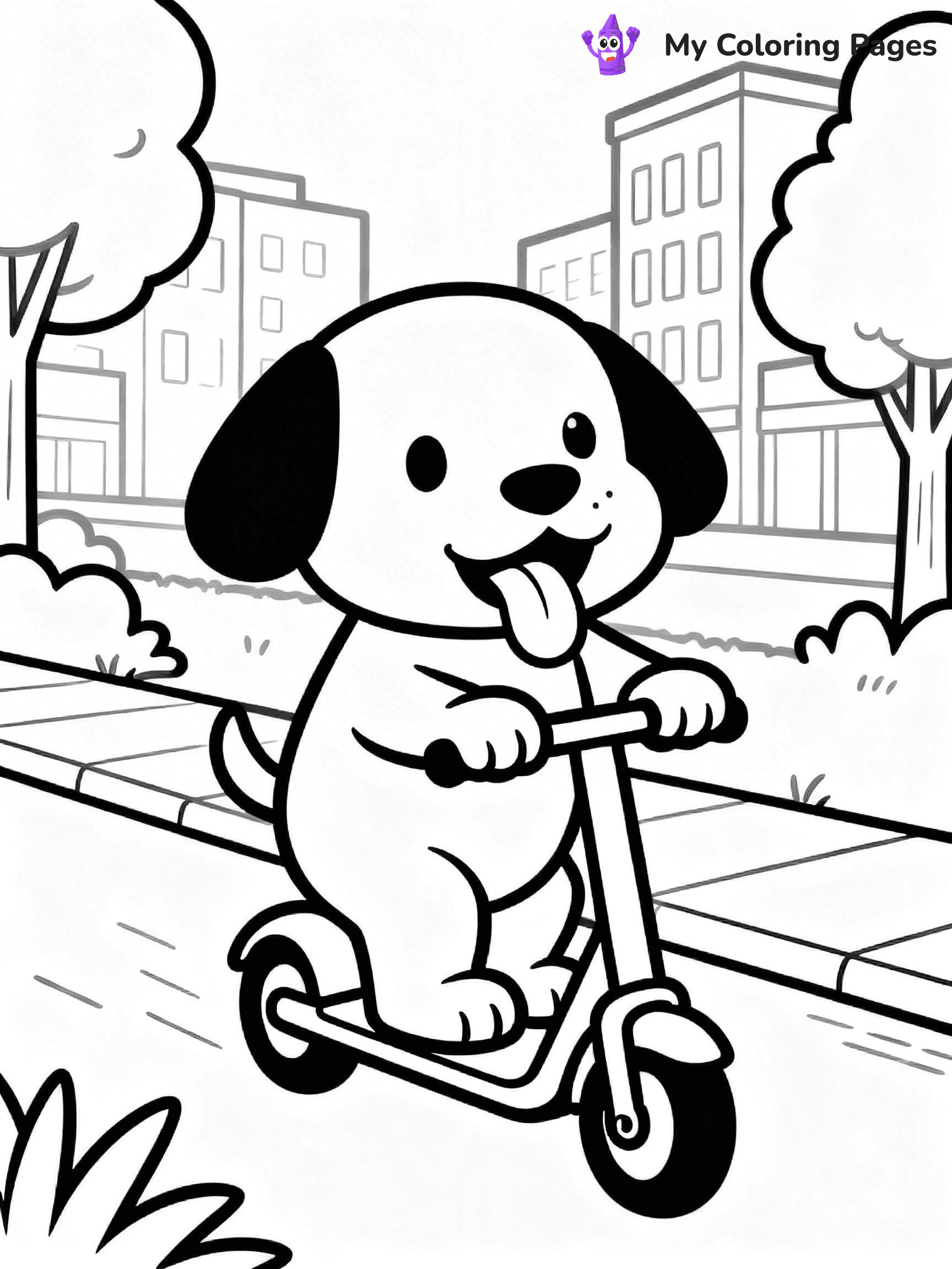 Scooter Coloring Pages - 55
