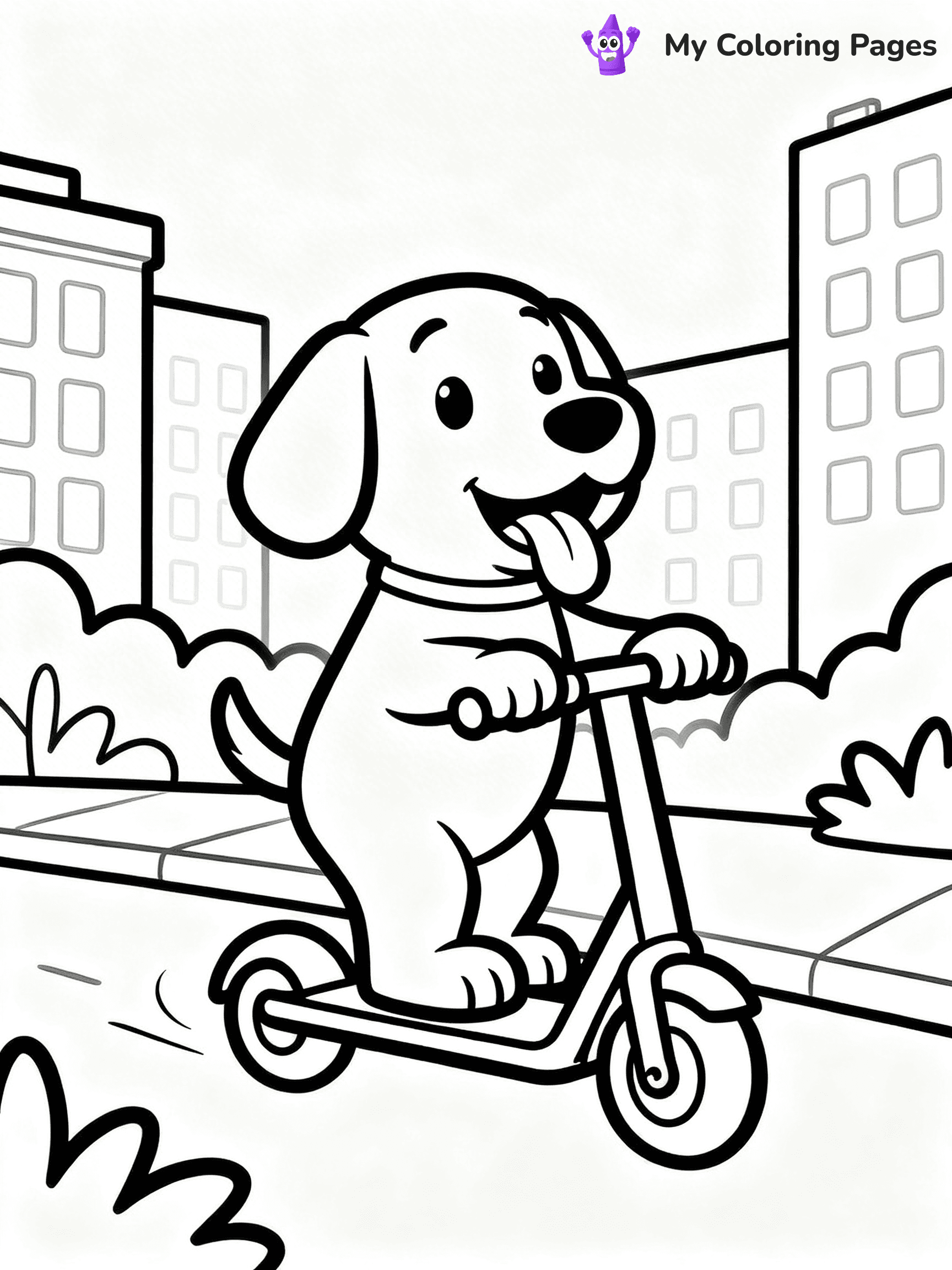 Scooter Coloring Pages - 54