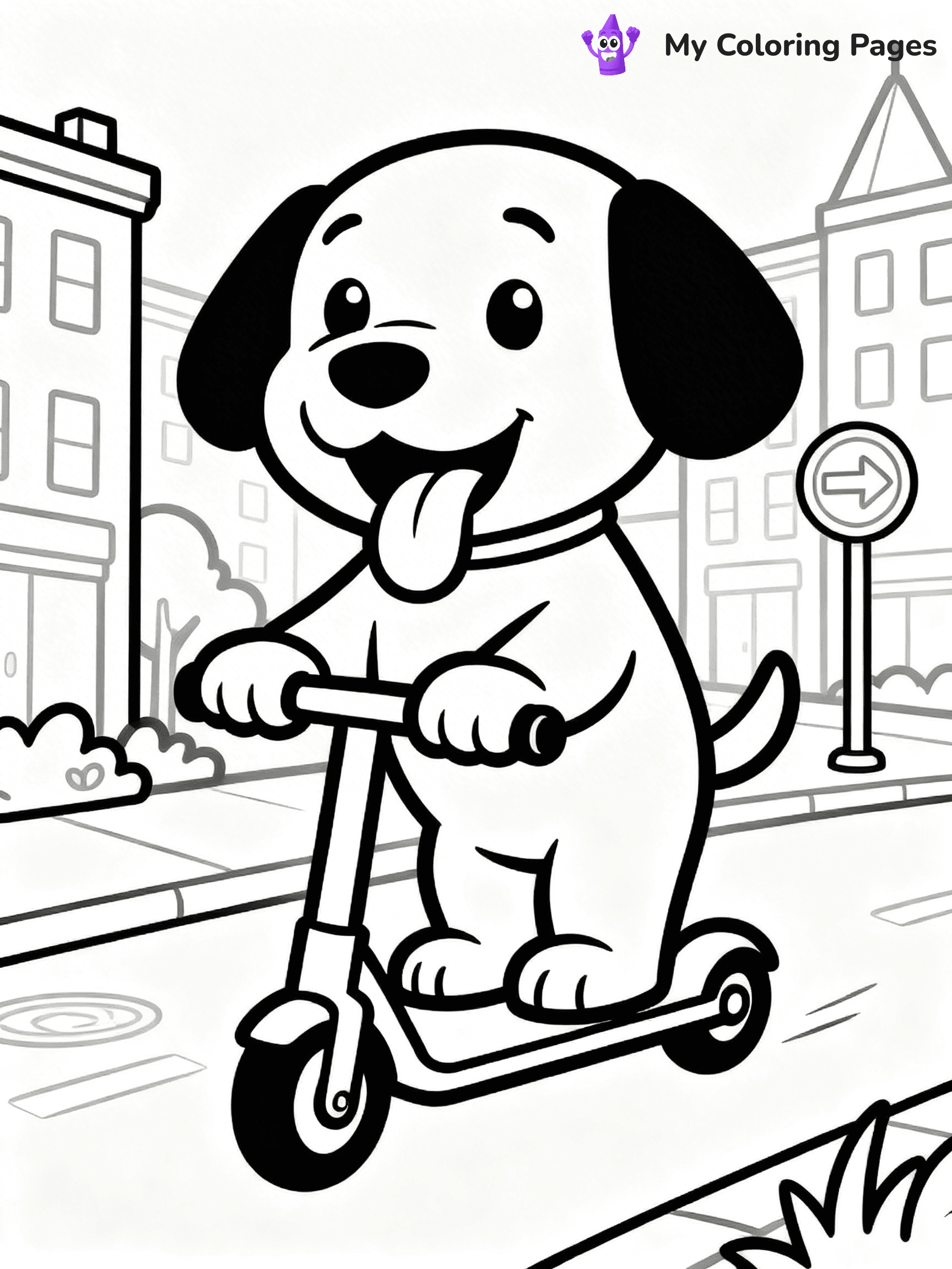 Scooter Coloring Pages - 53