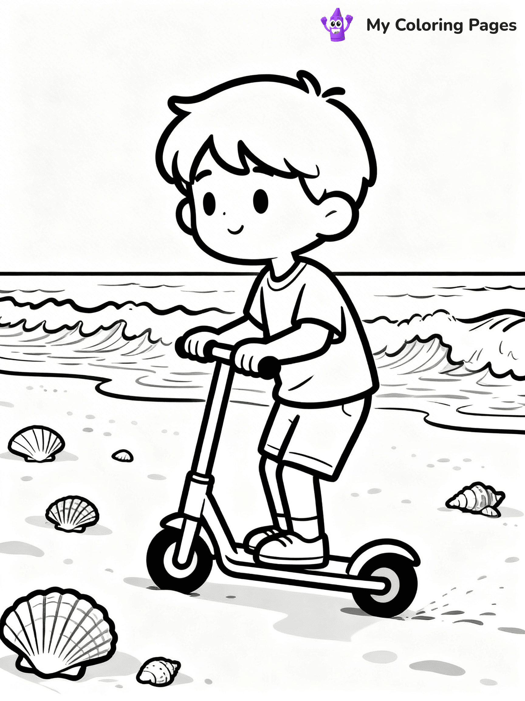 Scooter Coloring Pages - 32