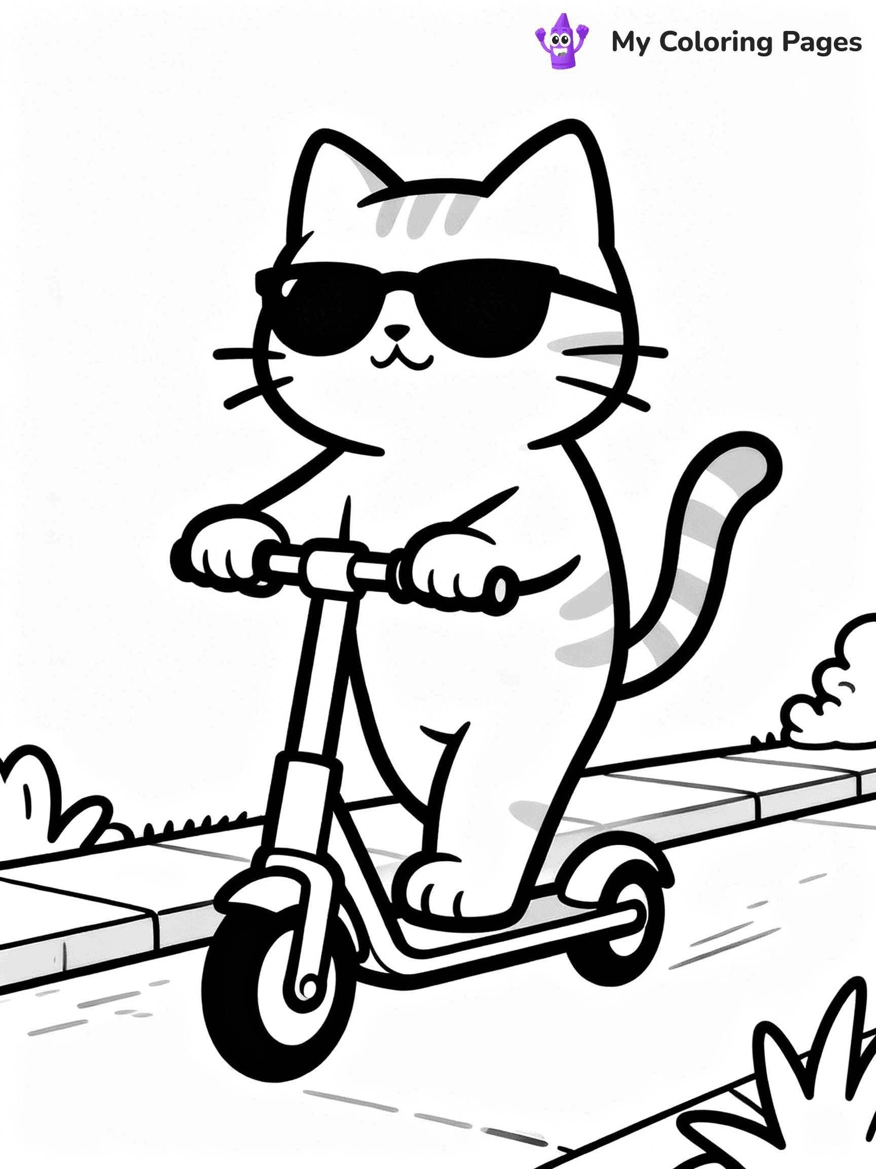 Scooter Coloring Pages - 12