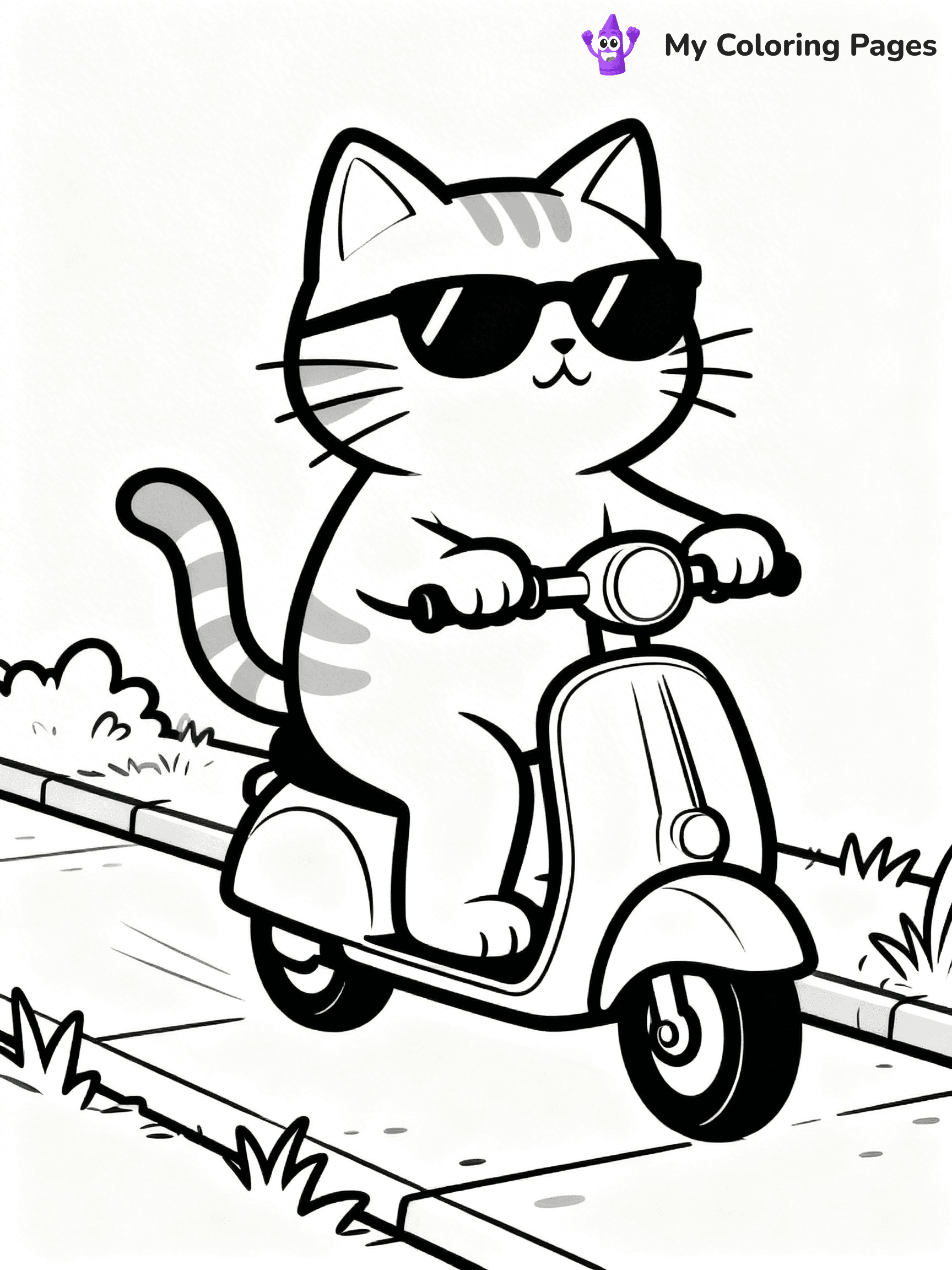 Scooter Coloring Pages - 11