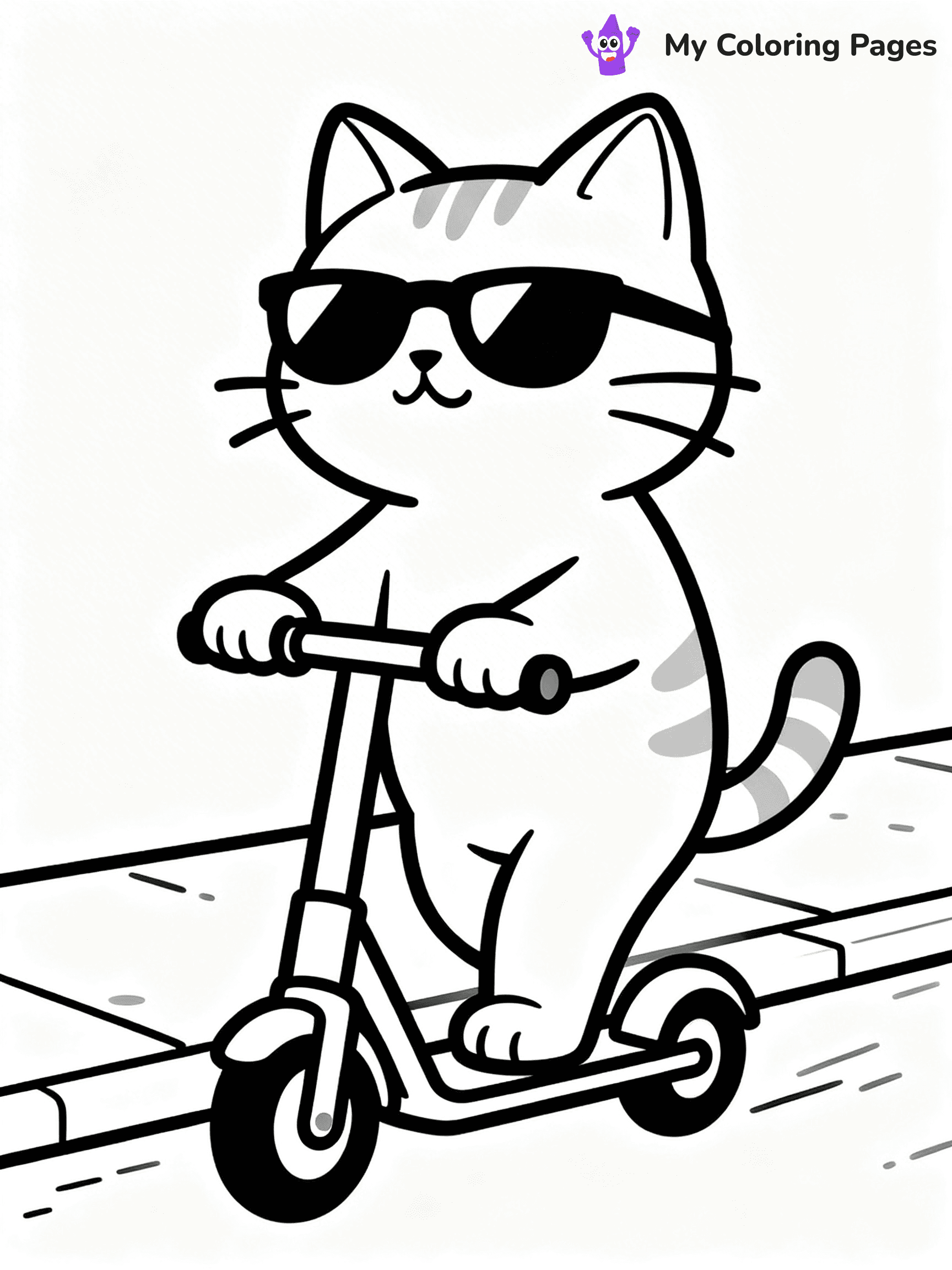 Scooter Coloring Pages - 10