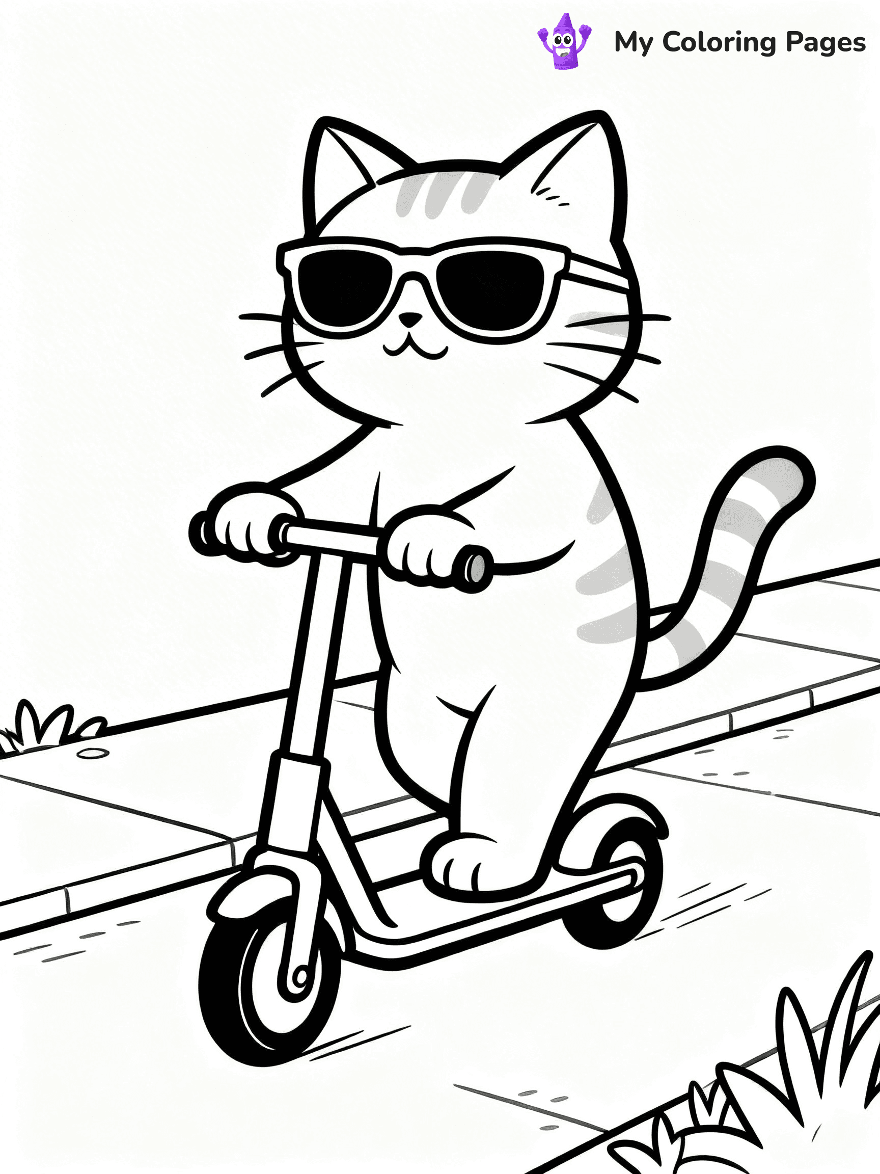 Scooter Coloring Pages - 9