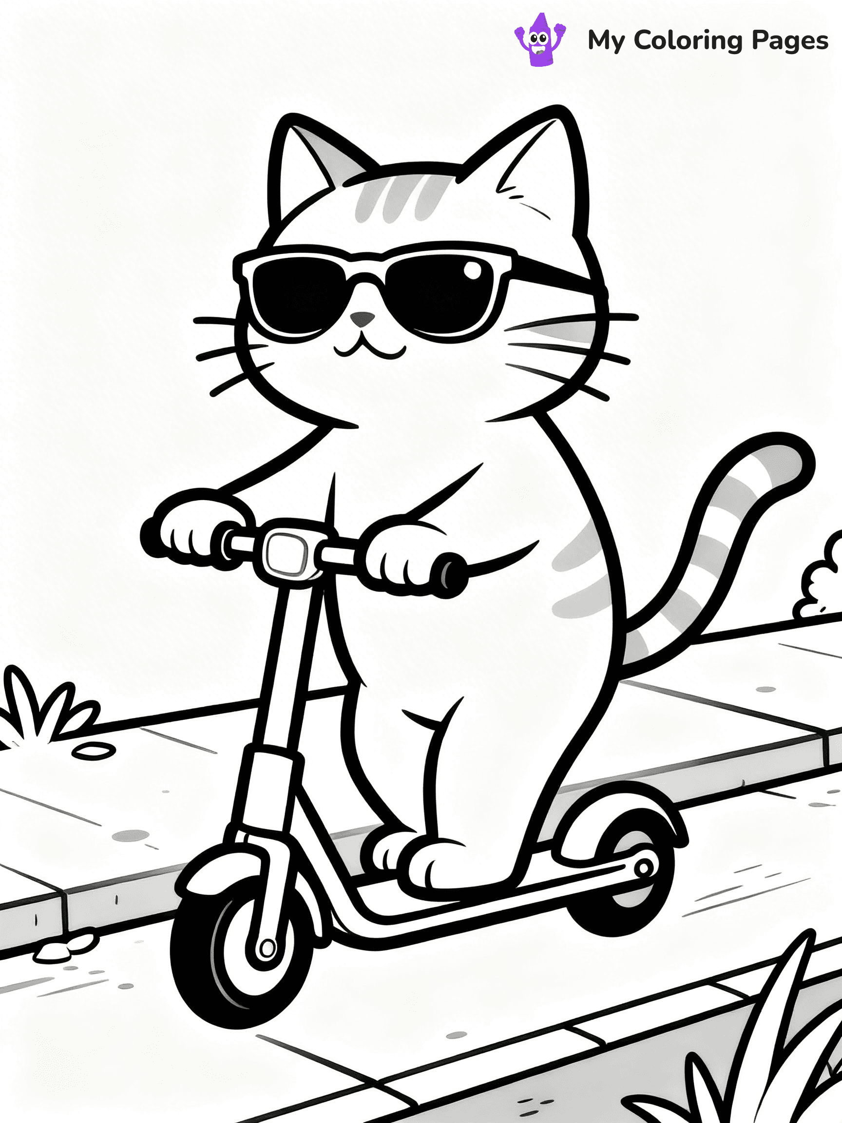 Scooter Coloring Pages - 8