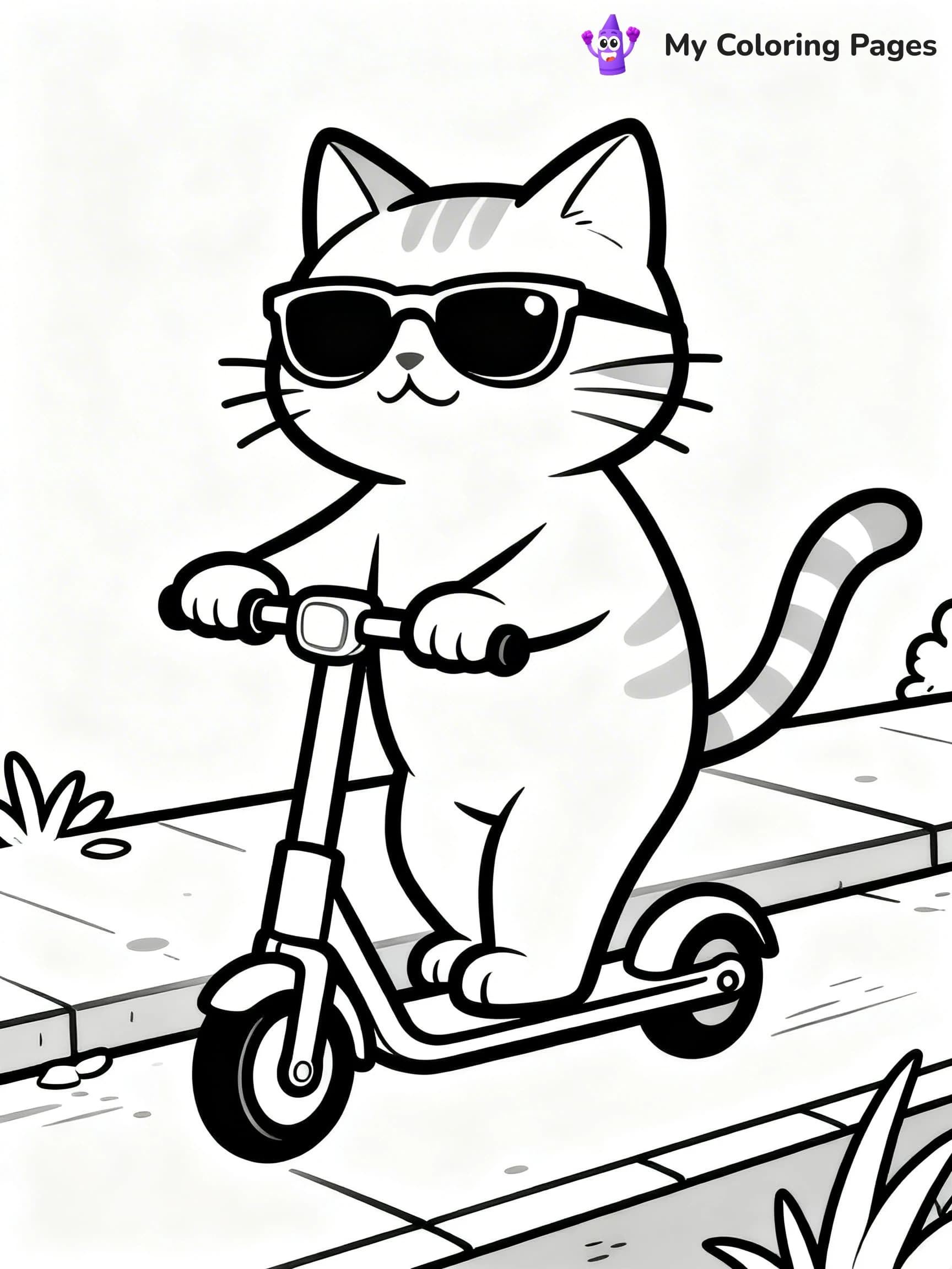 Scooter Coloring Pages - 8