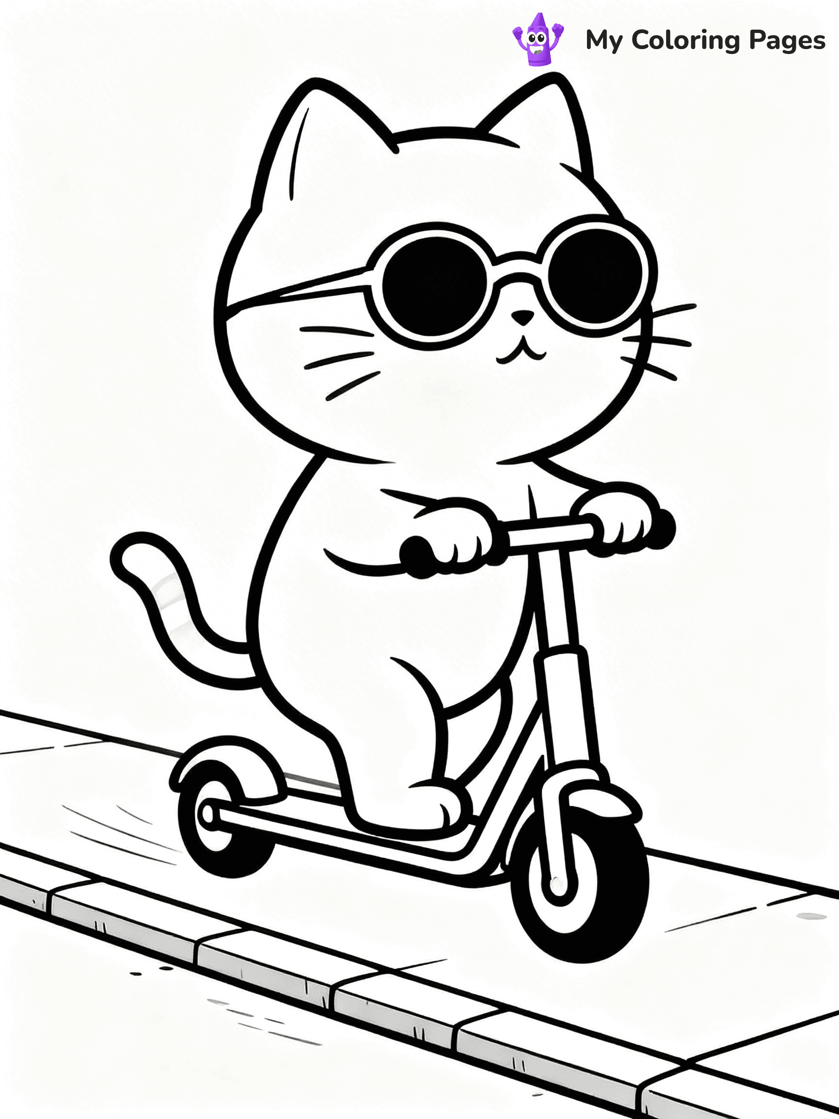 Scooter Coloring Pages - 7