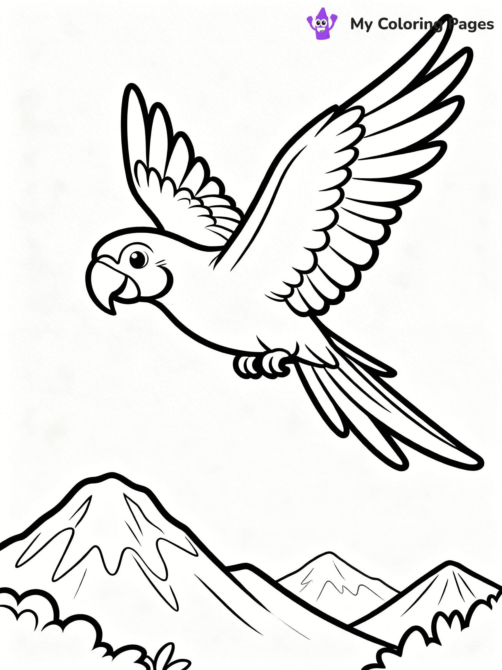 Macaw Coloring Pages - 29