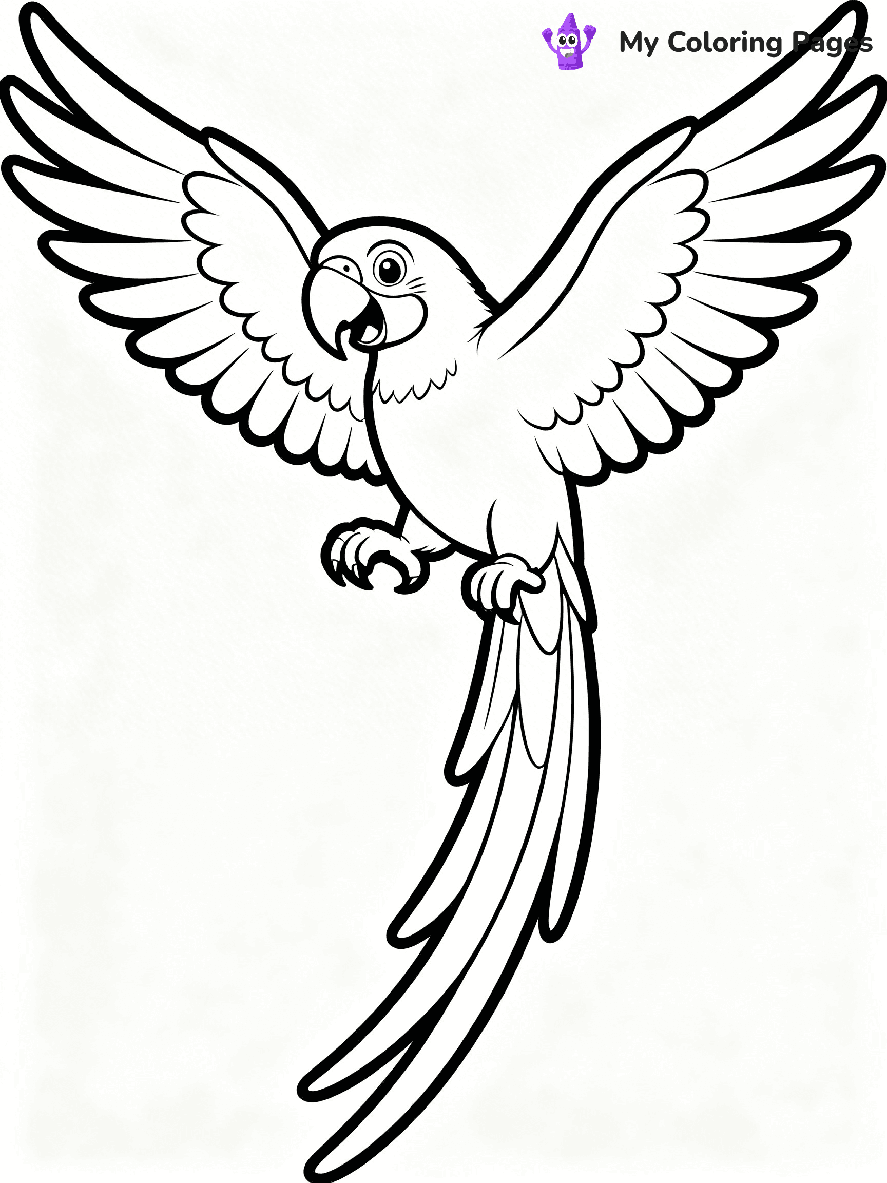 Macaw Coloring Pages - 20