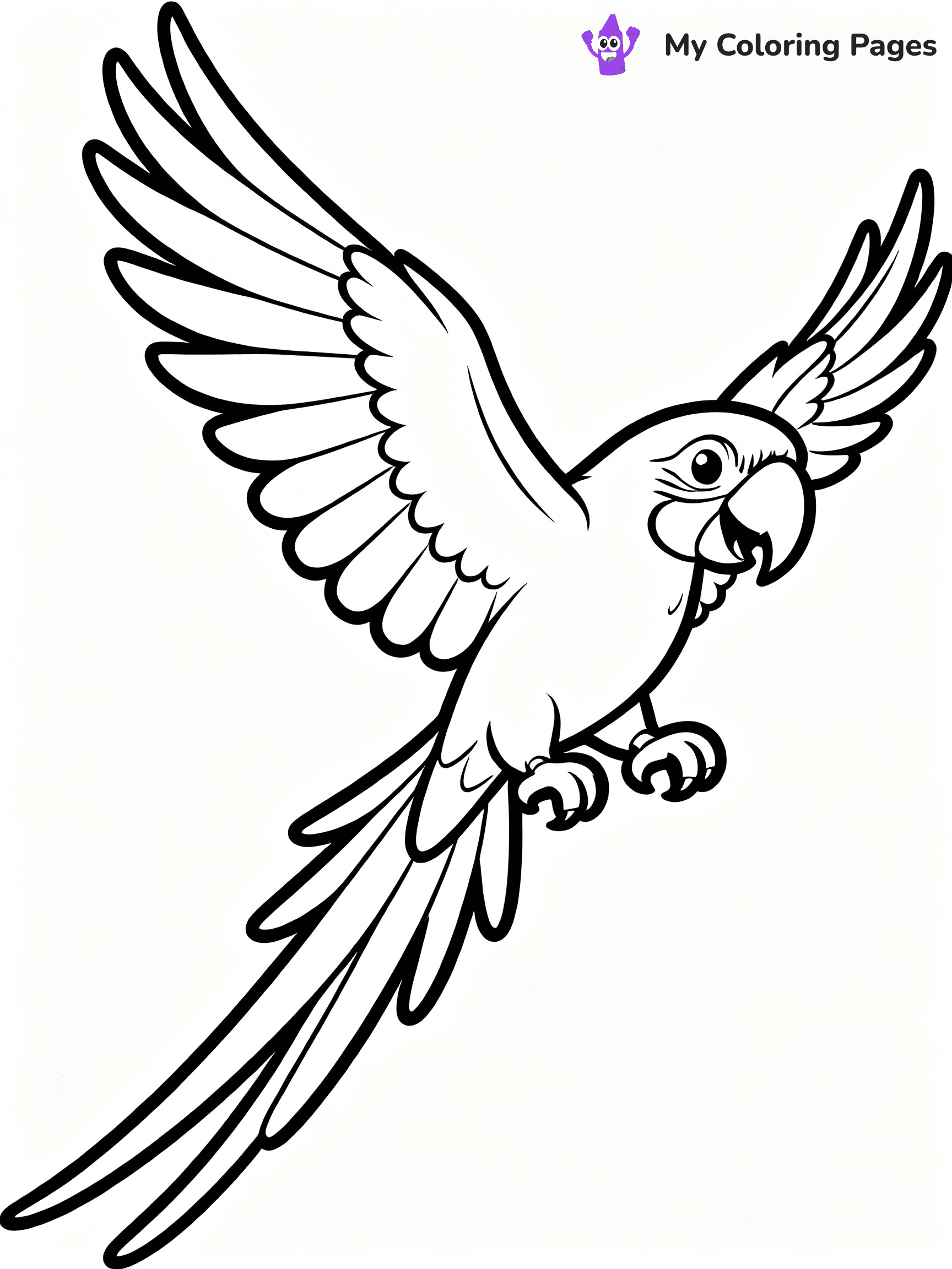 Macaw Coloring Pages - 19