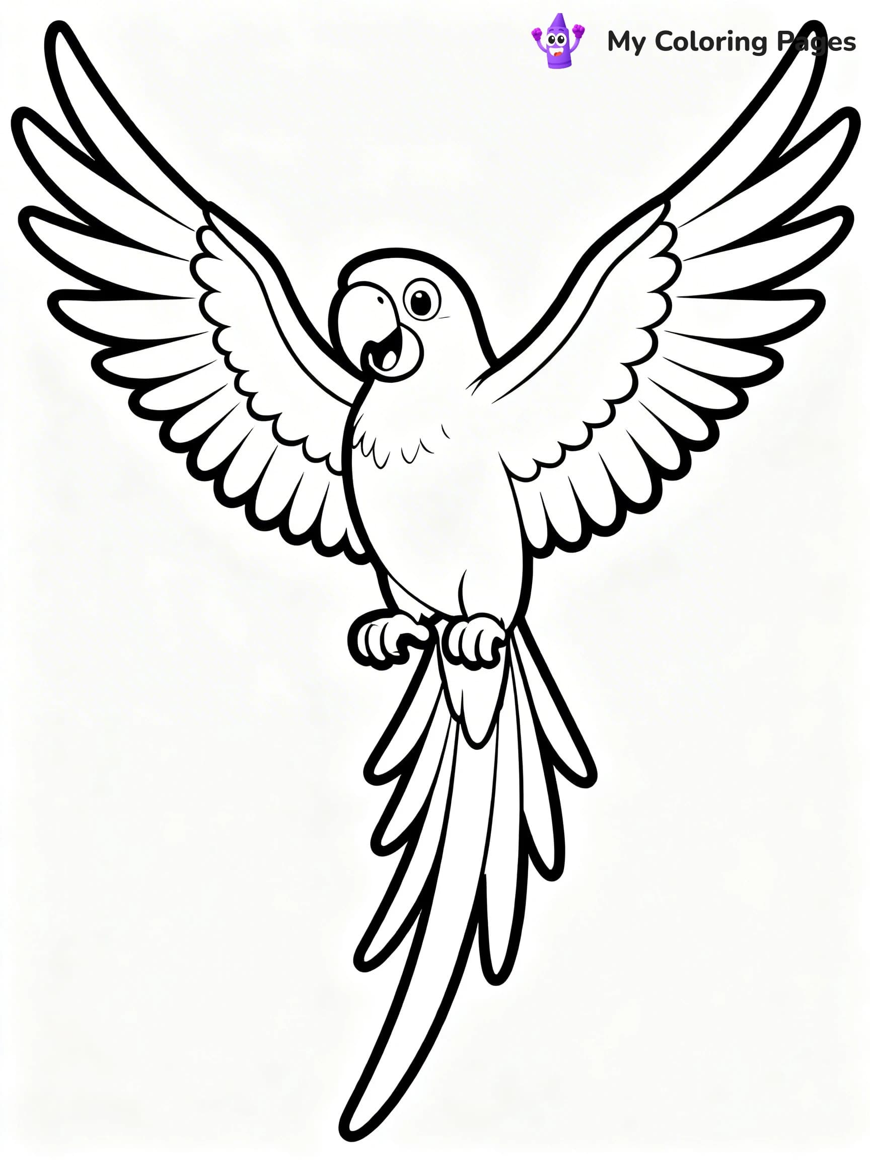 Macaw Coloring Pages - 18