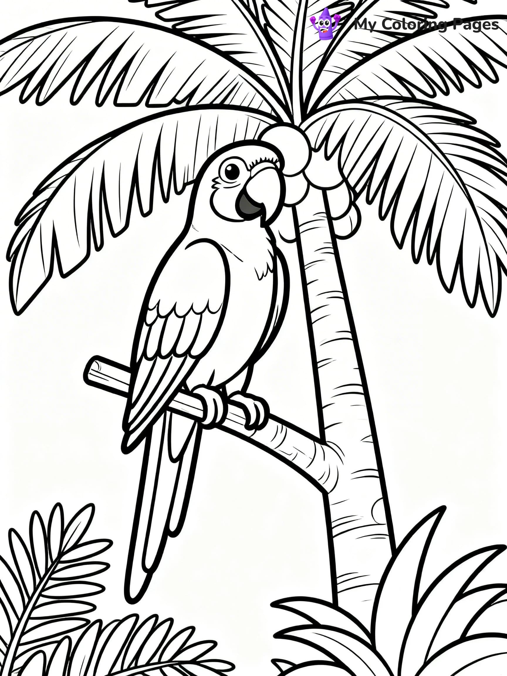 Macaw Coloring Pages - 14