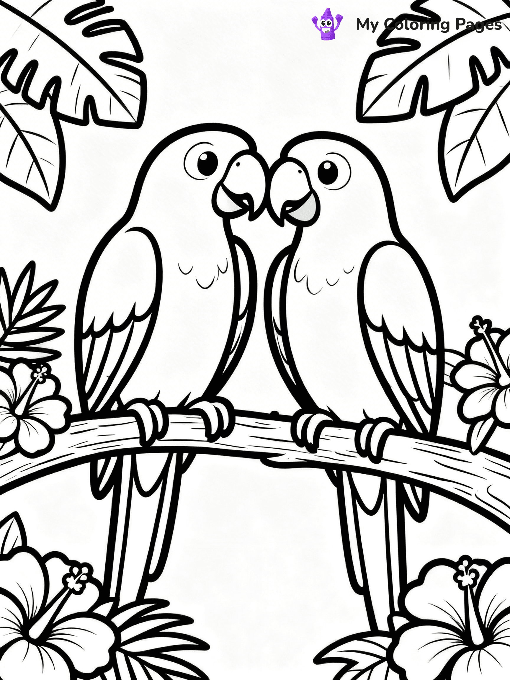 Macaw Coloring Pages - 5