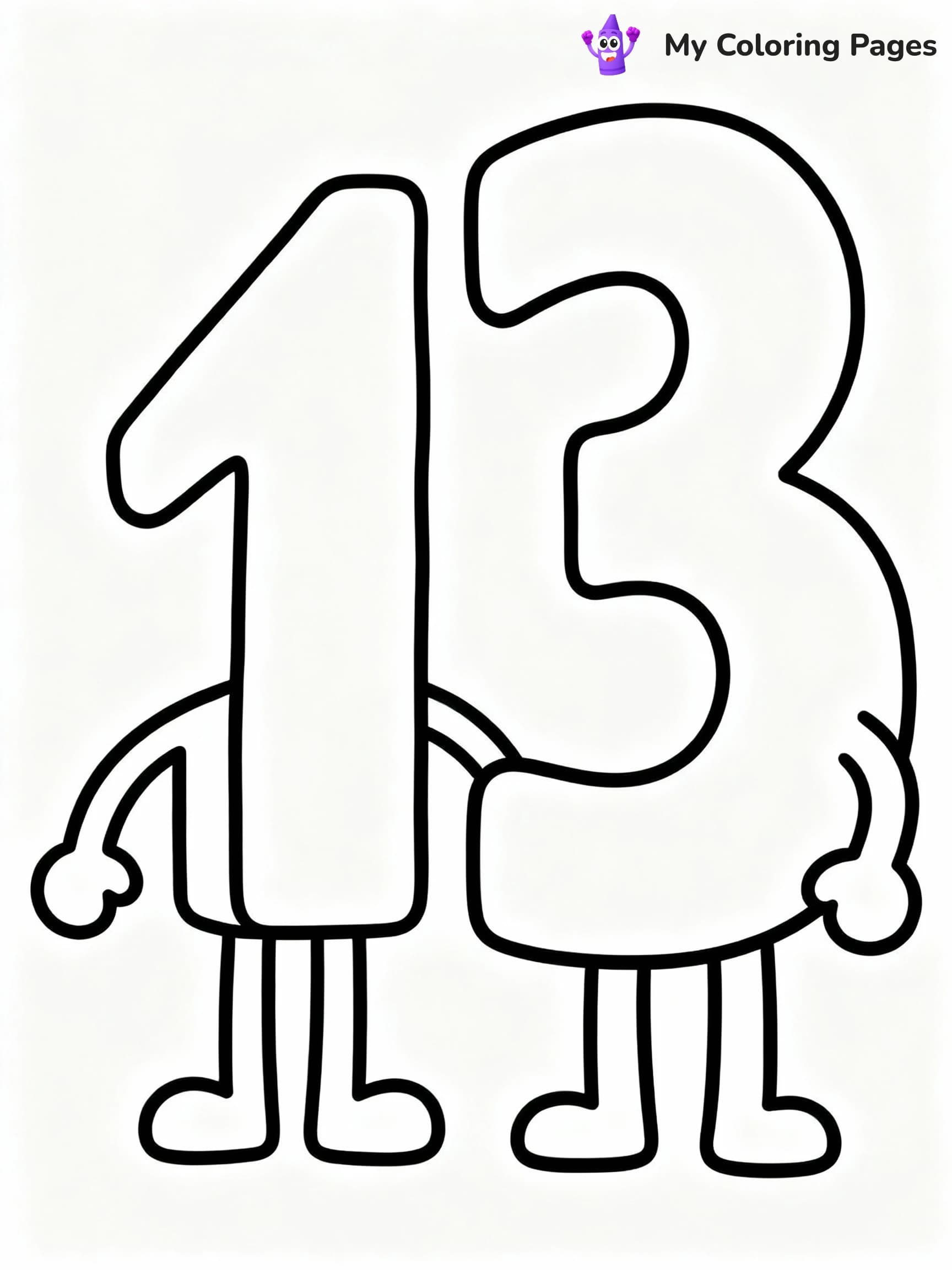 Numberblocks Coloring Pages - 19
