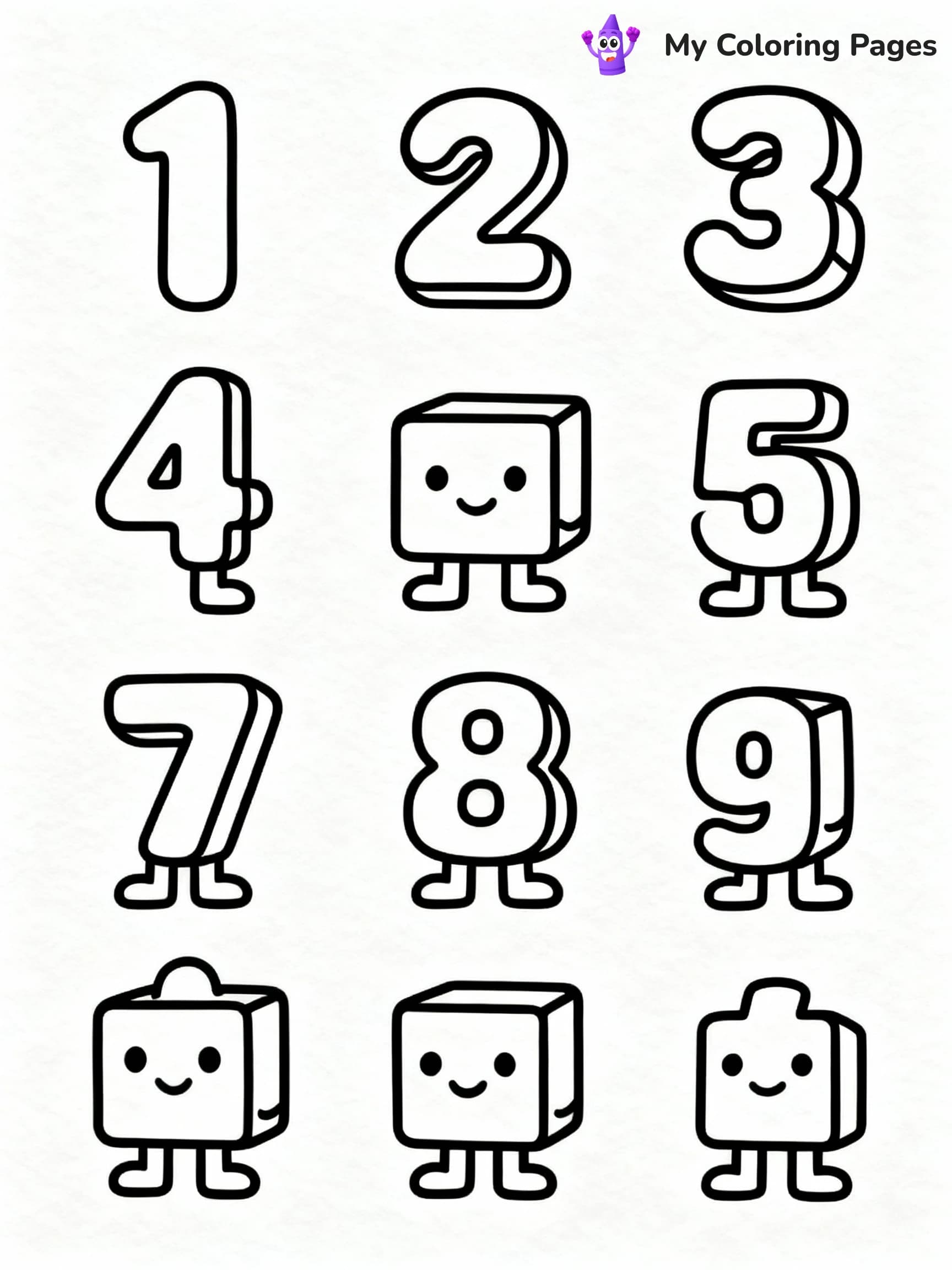 Numberblocks Coloring Pages - 11
