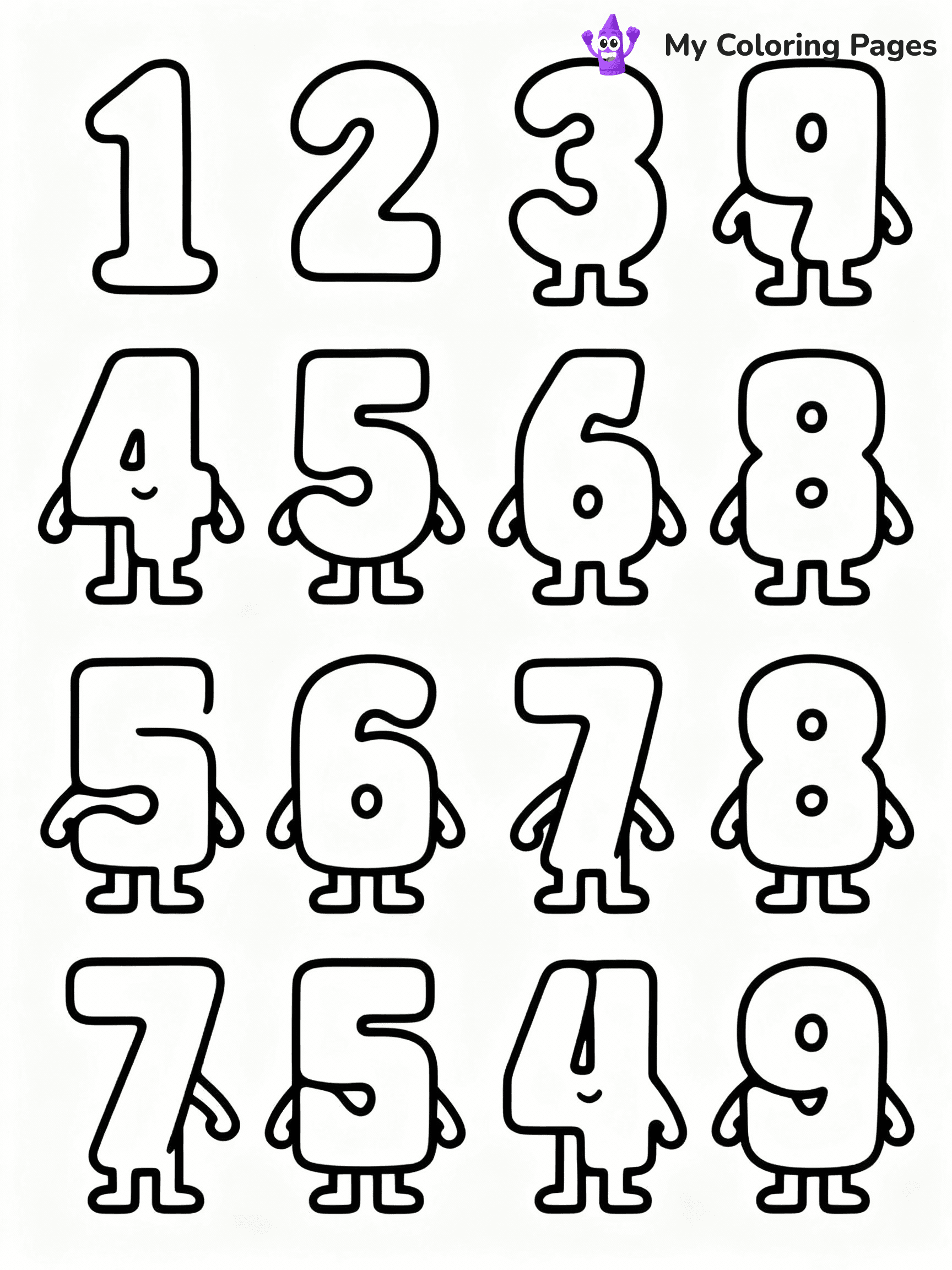 ⚠️ CRITICAL REQUIREMENT - ABSOLUTE BLACK AND WHITE ONLY ⚠️
This MUST be a BLACK AND WHITE line drawing ONLY. NO COLORS whatsoever.
- ONLY pure black lines (#000000) on pure white background (#FFFFFF)
- ABSOLUTELY NO colors, NO shading, NO gradients, NO grayscale
- If there are ANY colors in the output, the image is REJECTED
- This is a COLORING PAGE - meant to be COLORED IN by children
- The output must be UNCOLORED line art ready for coloring
⚠️ SUBJECT TO DRAW: Numberblocks in Numberblocks animation style
(REMEMBER: Output must be BLACK AND WHITE line art only, NOT colored!)
# COLORING PAGE: BLACK OUTLINES ONLY - WHITE BACKGROUND MANDATORY
Create a **coloring book page** using EXACTLY two values: black lines, white space.
## NON-NEGOTIABLE BINARY RULES
- **ONLY #000000 (black) and #FFFFFF (white)** - NO other values exist
- **EVERY PIXEL = BLACK OR WHITE** - no gray/shading/antialiasing
- **WHITE BACKGROUND MANDATORY** - entire canvas stays white
- **ALL SHAPES HOLLOW** - everything is empty outlines waiting to be colored
- **FORBIDDEN:** fills, shading, gradients, patterns, textures, colors
- **NO SOLID REGIONS** - if it's not a thin line, it's wrong
## Universal Line Standards
- Black outlines ONLY - thin, uniform weight
- Every shape completely empty inside
- Closed contours suitable for coloring
- Simple flat illustration - zero depth/3D/realism
- **Style:** Whimsical Doodle Art Alley - rounded, friendly outlines (unless specified)
## Everything = Outline Only
- Characters/animals: hollow shapes
- Objects/clothing: empty contours
- Backgrounds/scenery: line work only
- Natural elements: outlined forms
- Dark/night areas: don't exist (use outlined symbols)
- Textures/patterns: convert to simple lines
## The Test
Can a child color EVERY white space with crayons? If any area is pre-filled/shaded/gray or colored in, it FAILS. Every shape must be waiting to receive color.
**FINAL OUTPUT**: Binary coloring page. Black lines define shapes. White spaces ready for coloring. Nothing else exists. No exceptions. Print-ready.
⚠️ FINAL REMINDER: Draw the subject "Numberblocks in Numberblocks animation style" as BLACK AND WHITE line art. Zero colors in output.