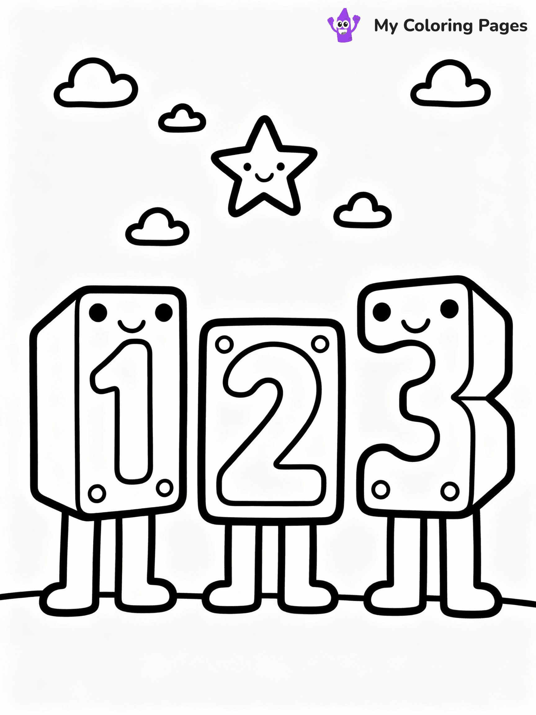 ⚠️ CRITICAL REQUIREMENT - ABSOLUTE BLACK AND WHITE ONLY ⚠️
This MUST be a BLACK AND WHITE line drawing ONLY. NO COLORS whatsoever.
- ONLY pure black lines (#000000) on pure white background (#FFFFFF)
- ABSOLUTELY NO colors, NO shading, NO gradients, NO grayscale
- If there are ANY colors in the output, the image is REJECTED
- This is a COLORING PAGE - meant to be COLORED IN by children
- The output must be UNCOLORED line art ready for coloring
⚠️ SUBJECT TO DRAW: Numberblocks in Numberblocks animation style
(REMEMBER: Output must be BLACK AND WHITE line art only, NOT colored!)
# COLORING PAGE: BLACK OUTLINES ONLY - WHITE BACKGROUND MANDATORY
Create a **coloring book page** using EXACTLY two values: black lines, white space.
## NON-NEGOTIABLE BINARY RULES
- **ONLY #000000 (black) and #FFFFFF (white)** - NO other values exist
- **EVERY PIXEL = BLACK OR WHITE** - no gray/shading/antialiasing
- **WHITE BACKGROUND MANDATORY** - entire canvas stays white
- **ALL SHAPES HOLLOW** - everything is empty outlines waiting to be colored
- **FORBIDDEN:** fills, shading, gradients, patterns, textures, colors
- **NO SOLID REGIONS** - if it's not a thin line, it's wrong
## Universal Line Standards
- Black outlines ONLY - thin, uniform weight
- Every shape completely empty inside
- Closed contours suitable for coloring
- Simple flat illustration - zero depth/3D/realism
- **Style:** Whimsical Doodle Art Alley - rounded, friendly outlines (unless specified)
## Everything = Outline Only
- Characters/animals: hollow shapes
- Objects/clothing: empty contours
- Backgrounds/scenery: line work only
- Natural elements: outlined forms
- Dark/night areas: don't exist (use outlined symbols)
- Textures/patterns: convert to simple lines
## The Test
Can a child color EVERY white space with crayons? If any area is pre-filled/shaded/gray or colored in, it FAILS. Every shape must be waiting to receive color.
**FINAL OUTPUT**: Binary coloring page. Black lines define shapes. White spaces ready for coloring. Nothing else exists. No exceptions. Print-ready.
⚠️ FINAL REMINDER: Draw the subject "Numberblocks in Numberblocks animation style" as BLACK AND WHITE line art. Zero colors in output.