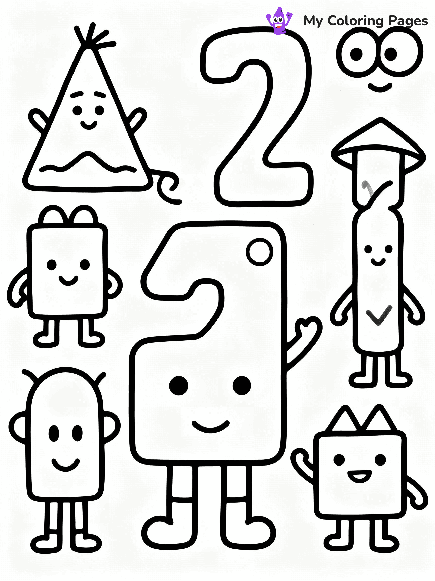 ⚠️ CRITICAL REQUIREMENT - ABSOLUTE BLACK AND WHITE ONLY ⚠️
This MUST be a BLACK AND WHITE line drawing ONLY. NO COLORS whatsoever.
- ONLY pure black lines (#000000) on pure white background (#FFFFFF)
- ABSOLUTELY NO colors, NO shading, NO gradients, NO grayscale
- If there are ANY colors in the output, the image is REJECTED
- This is a COLORING PAGE - meant to be COLORED IN by children
- The output must be UNCOLORED line art ready for coloring
⚠️ SUBJECT TO DRAW: Numberblocks in Numberblocks animation style
(REMEMBER: Output must be BLACK AND WHITE line art only, NOT colored!)
# COLORING PAGE: BLACK OUTLINES ONLY - WHITE BACKGROUND MANDATORY
Create a **coloring book page** using EXACTLY two values: black lines, white space.
## NON-NEGOTIABLE BINARY RULES
- **ONLY #000000 (black) and #FFFFFF (white)** - NO other values exist
- **EVERY PIXEL = BLACK OR WHITE** - no gray/shading/antialiasing
- **WHITE BACKGROUND MANDATORY** - entire canvas stays white
- **ALL SHAPES HOLLOW** - everything is empty outlines waiting to be colored
- **FORBIDDEN:** fills, shading, gradients, patterns, textures, colors
- **NO SOLID REGIONS** - if it's not a thin line, it's wrong
## Universal Line Standards
- Black outlines ONLY - thin, uniform weight
- Every shape completely empty inside
- Closed contours suitable for coloring
- Simple flat illustration - zero depth/3D/realism
- **Style:** Whimsical Doodle Art Alley - rounded, friendly outlines (unless specified)
## Everything = Outline Only
- Characters/animals: hollow shapes
- Objects/clothing: empty contours
- Backgrounds/scenery: line work only
- Natural elements: outlined forms
- Dark/night areas: don't exist (use outlined symbols)
- Textures/patterns: convert to simple lines
## The Test
Can a child color EVERY white space with crayons? If any area is pre-filled/shaded/gray or colored in, it FAILS. Every shape must be waiting to receive color.
**FINAL OUTPUT**: Binary coloring page. Black lines define shapes. White spaces ready for coloring. Nothing else exists. No exceptions. Print-ready.
⚠️ FINAL REMINDER: Draw the subject "Numberblocks in Numberblocks animation style" as BLACK AND WHITE line art. Zero colors in output.