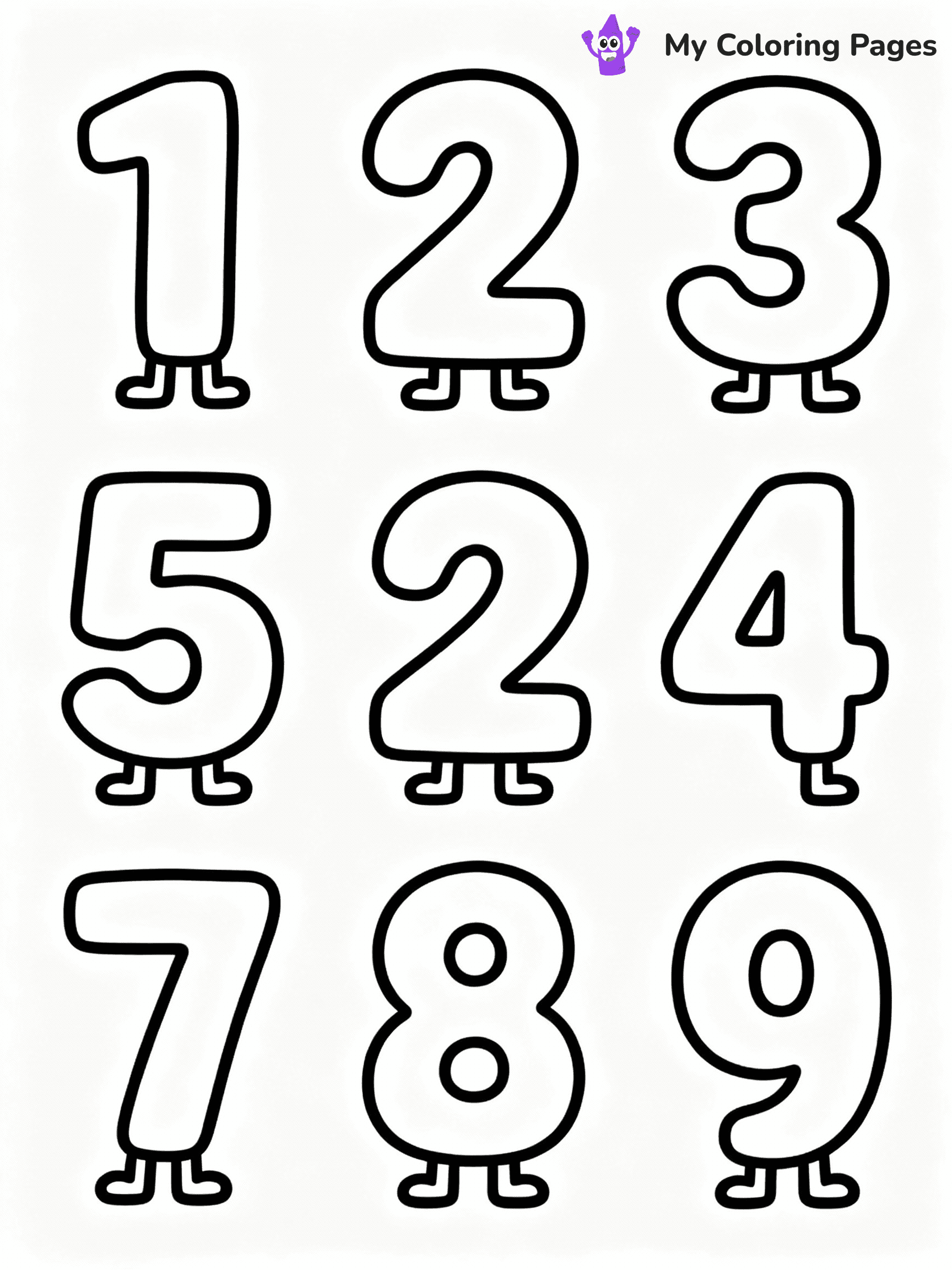 ⚠️ CRITICAL REQUIREMENT - ABSOLUTE BLACK AND WHITE ONLY ⚠️
This MUST be a BLACK AND WHITE line drawing ONLY. NO COLORS whatsoever.
- ONLY pure black lines (#000000) on pure white background (#FFFFFF)
- ABSOLUTELY NO colors, NO shading, NO gradients, NO grayscale
- If there are ANY colors in the output, the image is REJECTED
- This is a COLORING PAGE - meant to be COLORED IN by children
- The output must be UNCOLORED line art ready for coloring
⚠️ SUBJECT TO DRAW: Numberblocks in Numberblocks animation style
(REMEMBER: Output must be BLACK AND WHITE line art only, NOT colored!)
# COLORING PAGE: BLACK OUTLINES ONLY - WHITE BACKGROUND MANDATORY
Create a **coloring book page** using EXACTLY two values: black lines, white space.
## NON-NEGOTIABLE BINARY RULES
- **ONLY #000000 (black) and #FFFFFF (white)** - NO other values exist
- **EVERY PIXEL = BLACK OR WHITE** - no gray/shading/antialiasing
- **WHITE BACKGROUND MANDATORY** - entire canvas stays white
- **ALL SHAPES HOLLOW** - everything is empty outlines waiting to be colored
- **FORBIDDEN:** fills, shading, gradients, patterns, textures, colors
- **NO SOLID REGIONS** - if it's not a thin line, it's wrong
## Universal Line Standards
- Black outlines ONLY - thin, uniform weight
- Every shape completely empty inside
- Closed contours suitable for coloring
- Simple flat illustration - zero depth/3D/realism
- **Style:** Whimsical Doodle Art Alley - rounded, friendly outlines (unless specified)
## Everything = Outline Only
- Characters/animals: hollow shapes
- Objects/clothing: empty contours
- Backgrounds/scenery: line work only
- Natural elements: outlined forms
- Dark/night areas: don't exist (use outlined symbols)
- Textures/patterns: convert to simple lines
## The Test
Can a child color EVERY white space with crayons? If any area is pre-filled/shaded/gray or colored in, it FAILS. Every shape must be waiting to receive color.
**FINAL OUTPUT**: Binary coloring page. Black lines define shapes. White spaces ready for coloring. Nothing else exists. No exceptions. Print-ready.
⚠️ FINAL REMINDER: Draw the subject "Numberblocks in Numberblocks animation style" as BLACK AND WHITE line art. Zero colors in output.