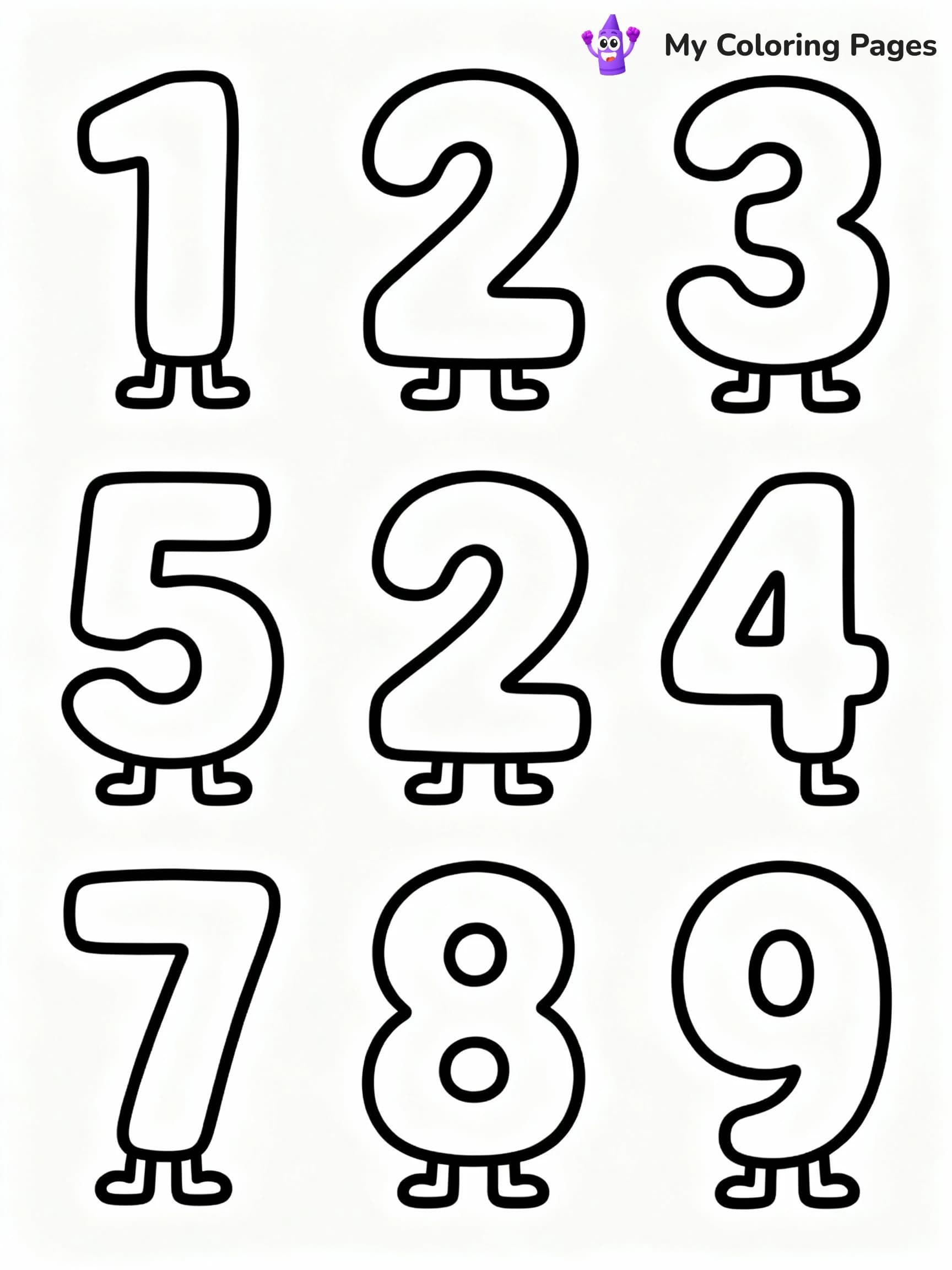 Numberblocks Coloring Pages - 5