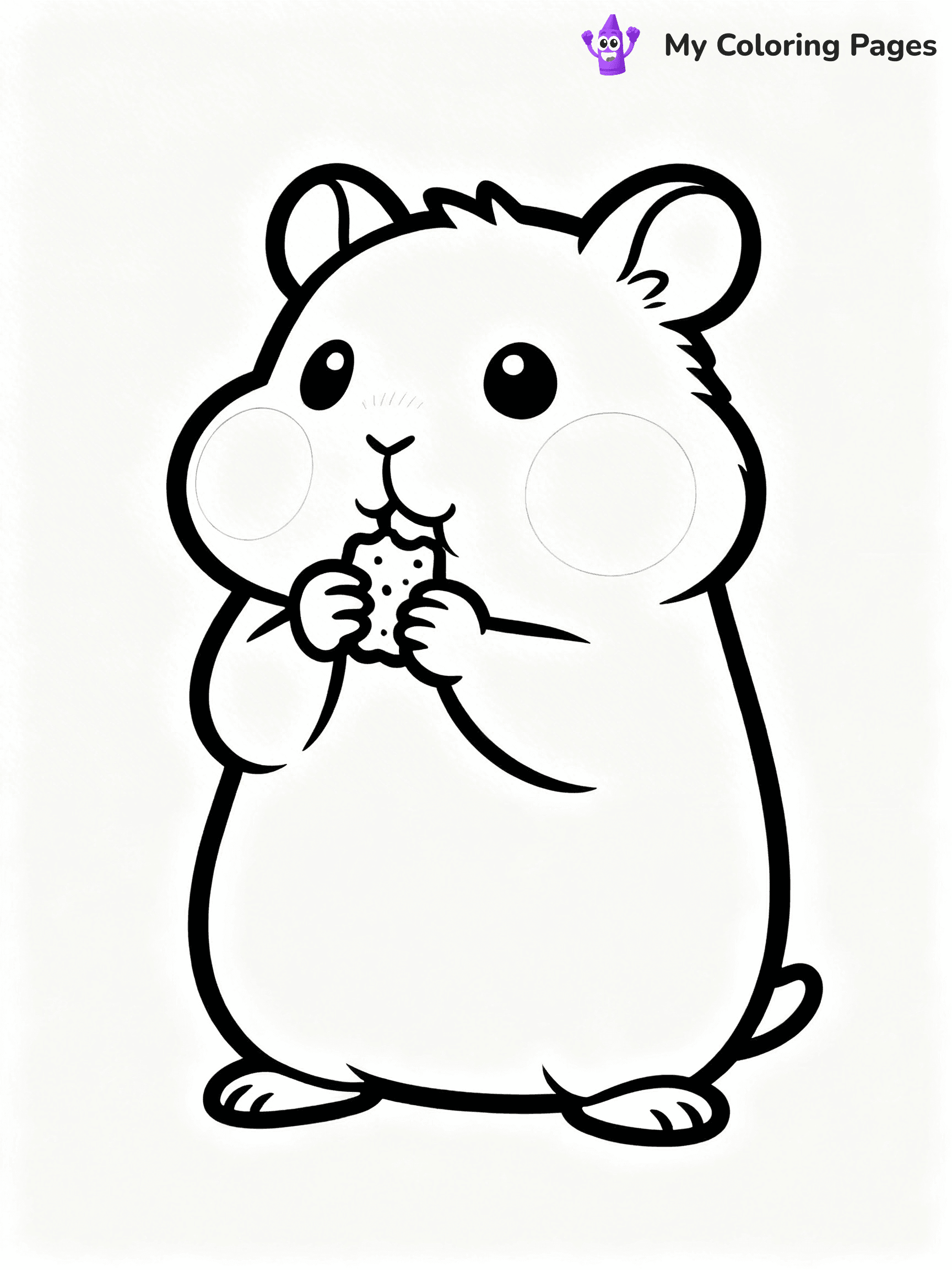 Hamster Coloring Pages - 24