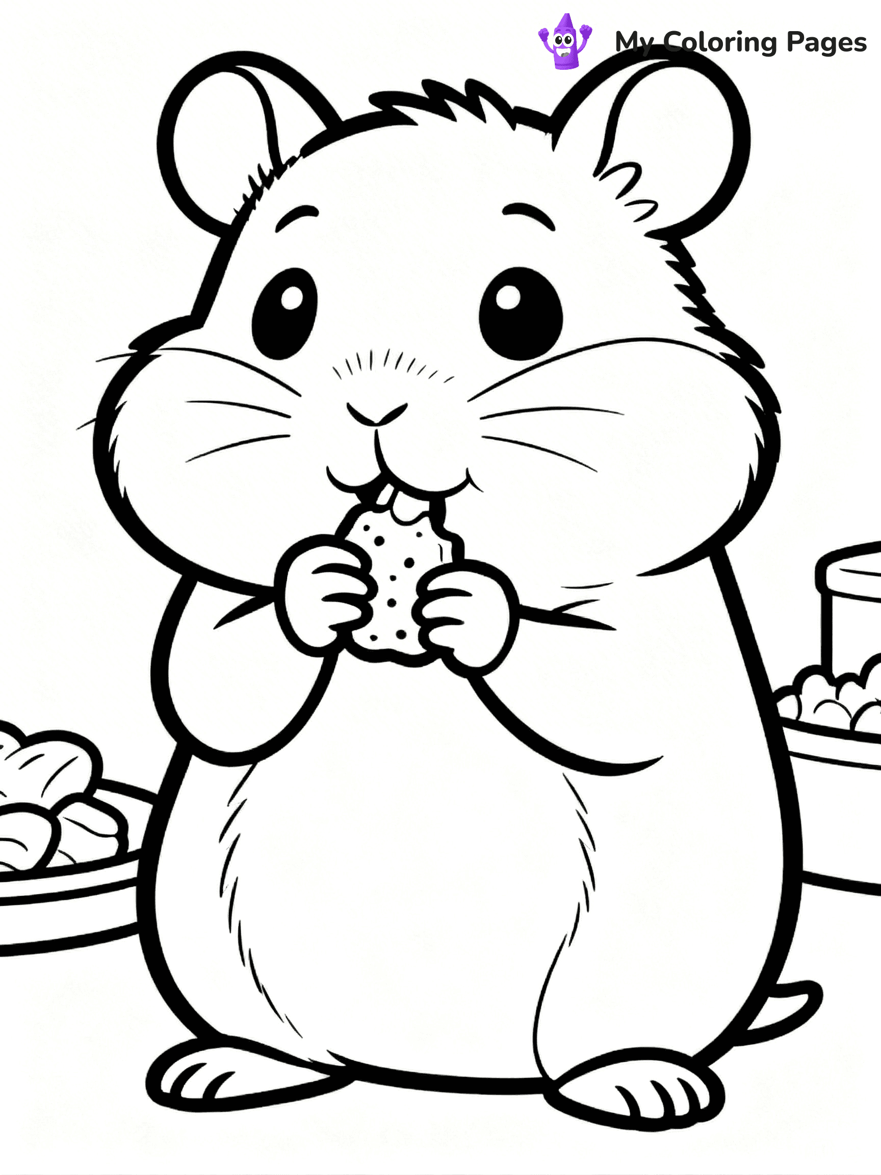 Hamster Coloring Pages - 23