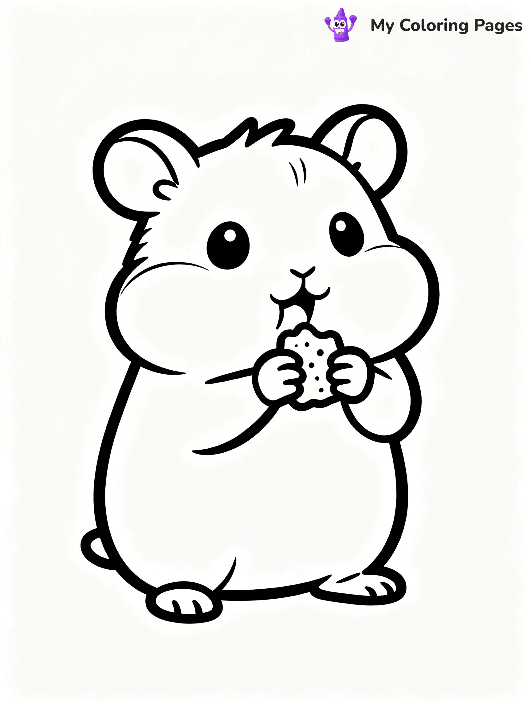 Hamster Coloring Pages - 22