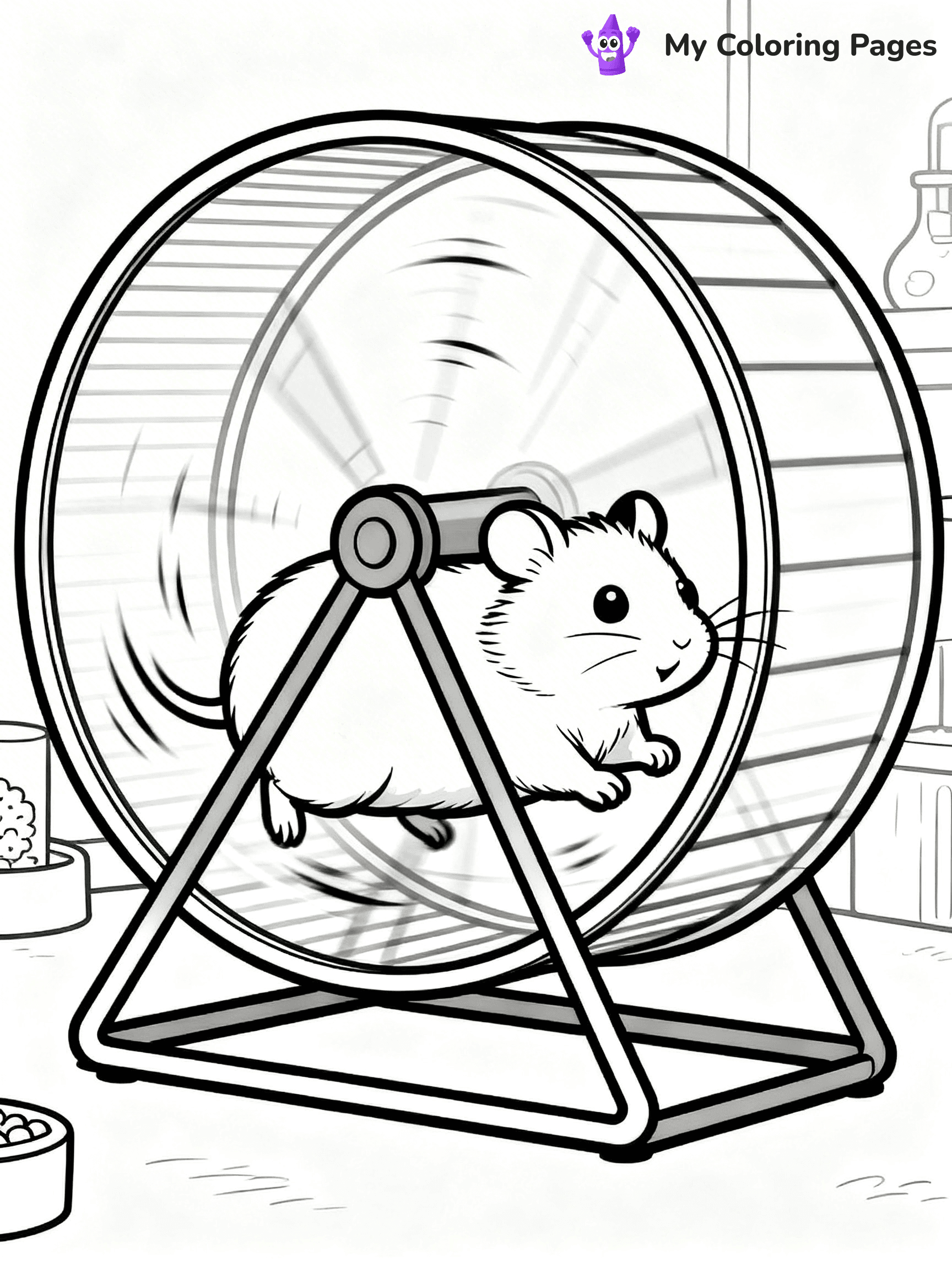 Hamster Coloring Pages - 20