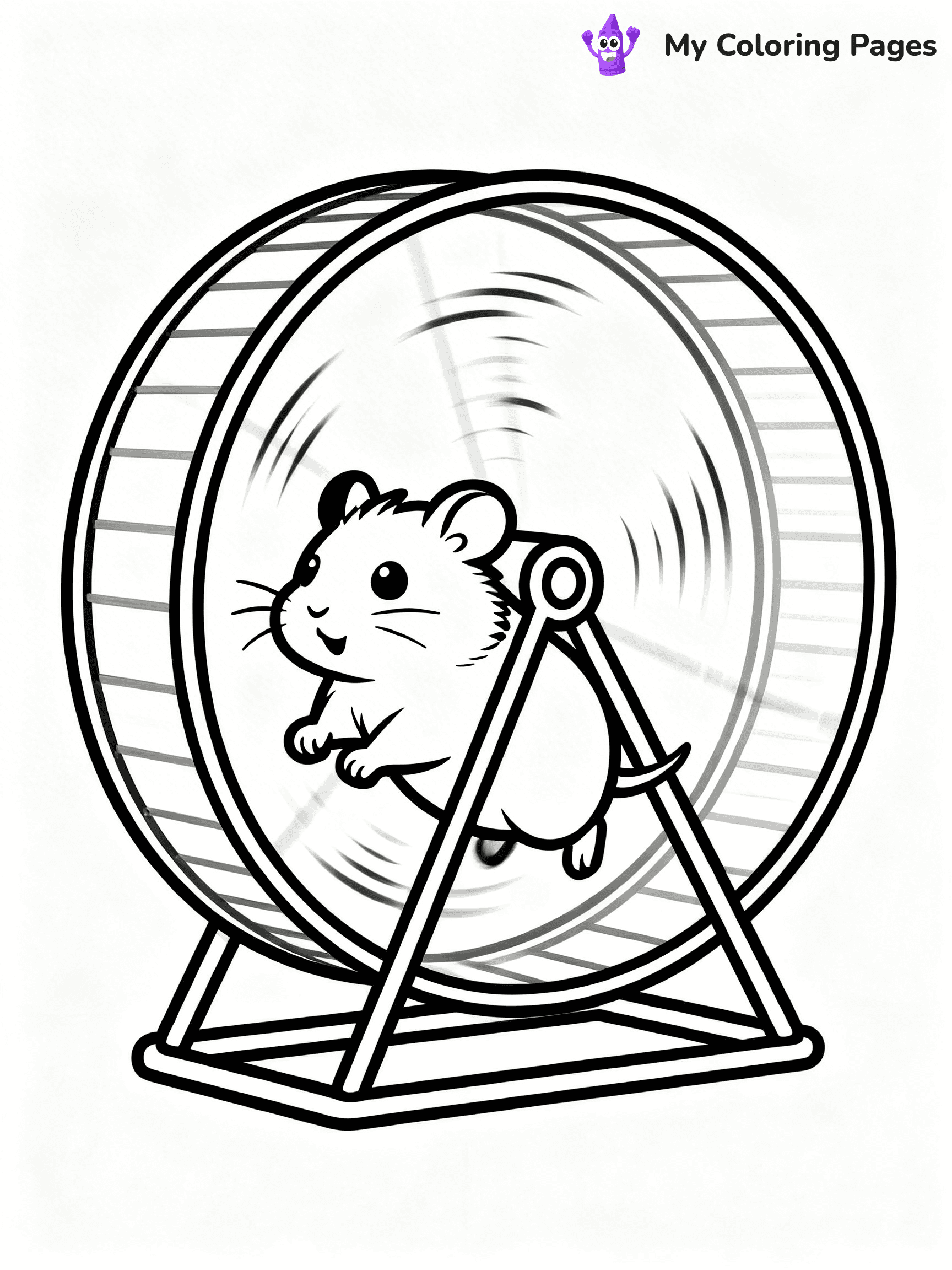Hamster Coloring Pages - 19