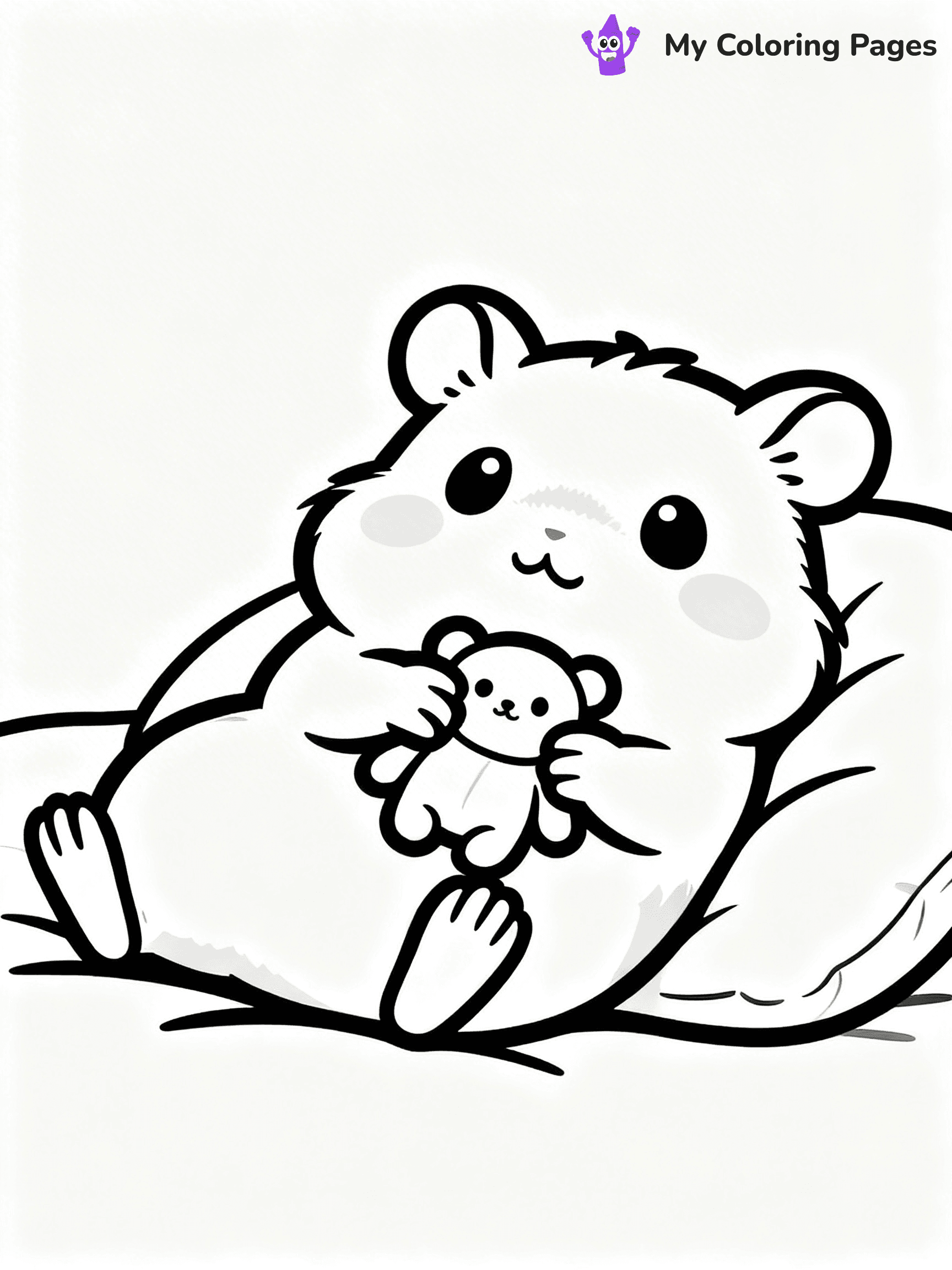 Hamster Coloring Pages - 16