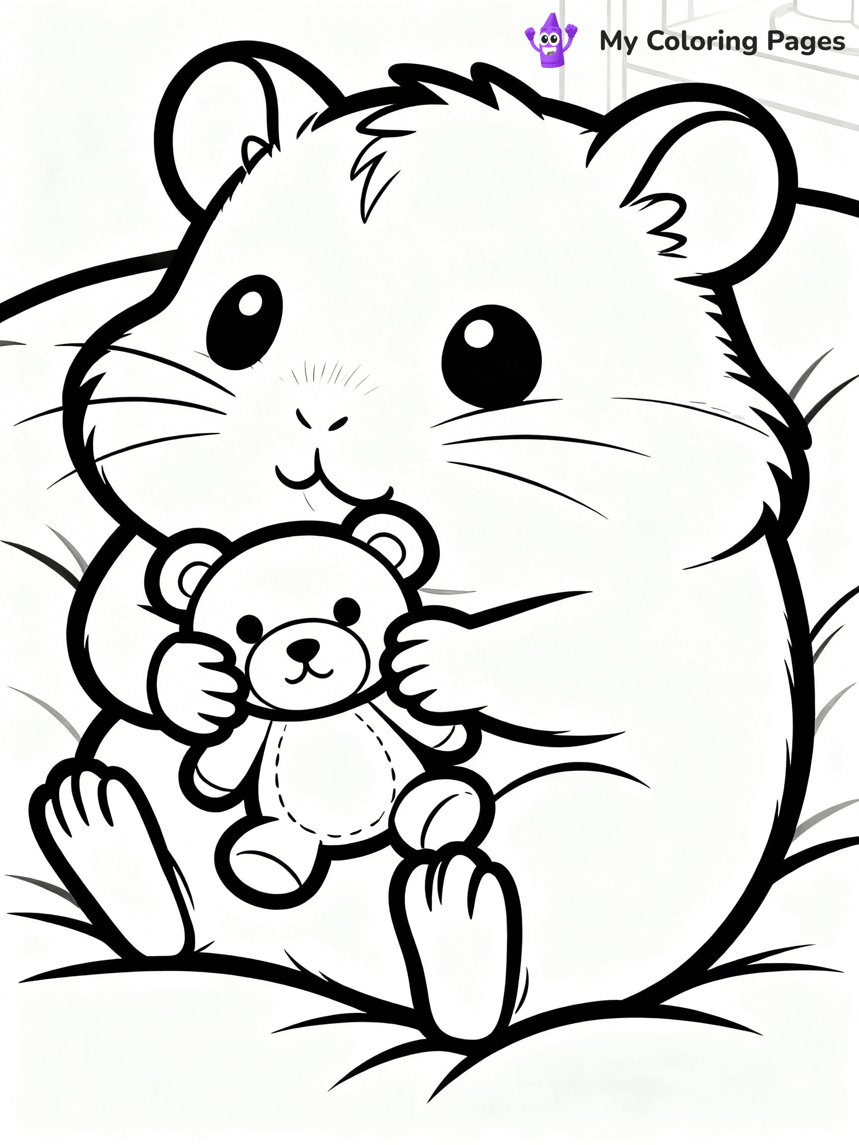 Hamster Coloring Pages - 14