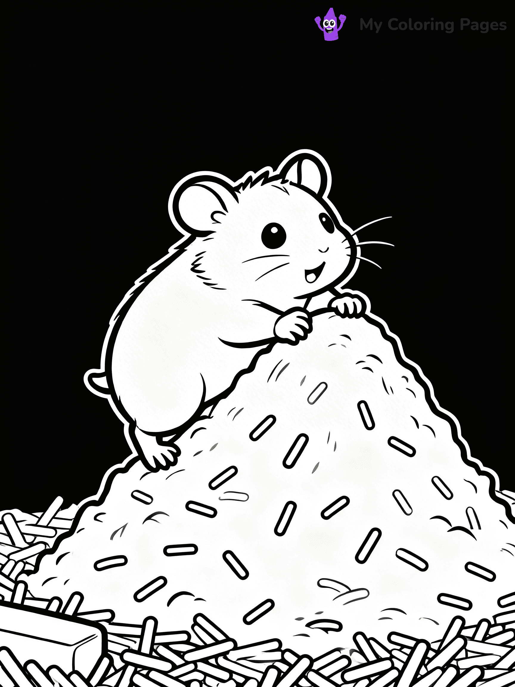 Hamster Coloring Pages - 7
