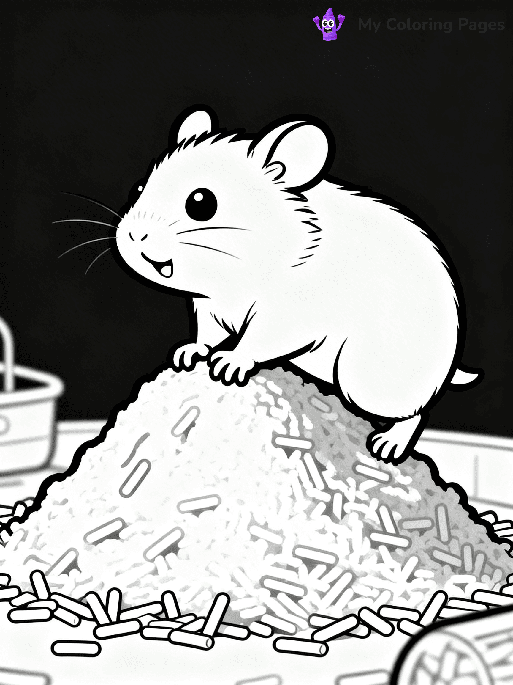 Hamster Coloring Pages - 5