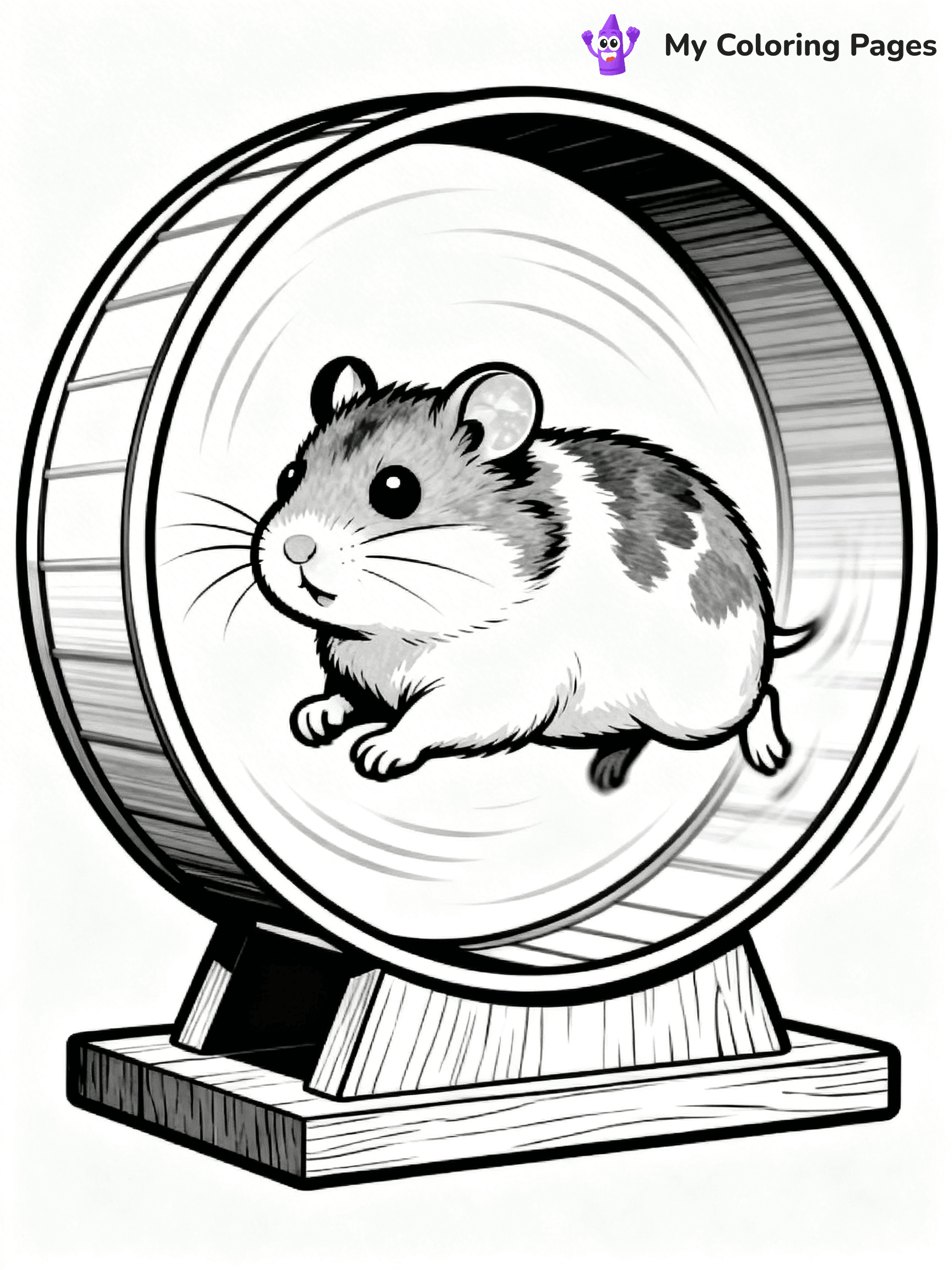 Hamster Coloring Pages - 4