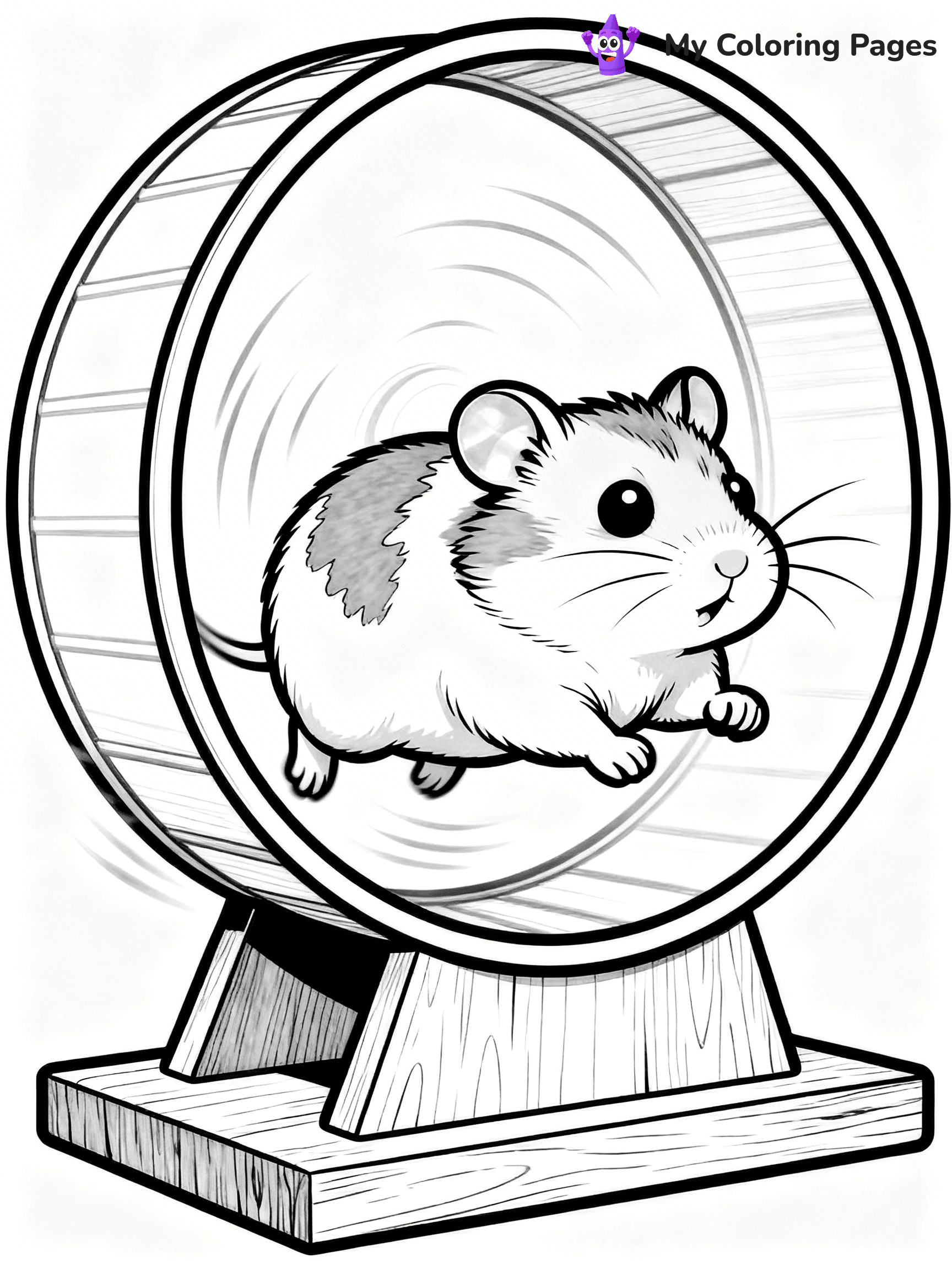 Hamster Coloring Pages - 3