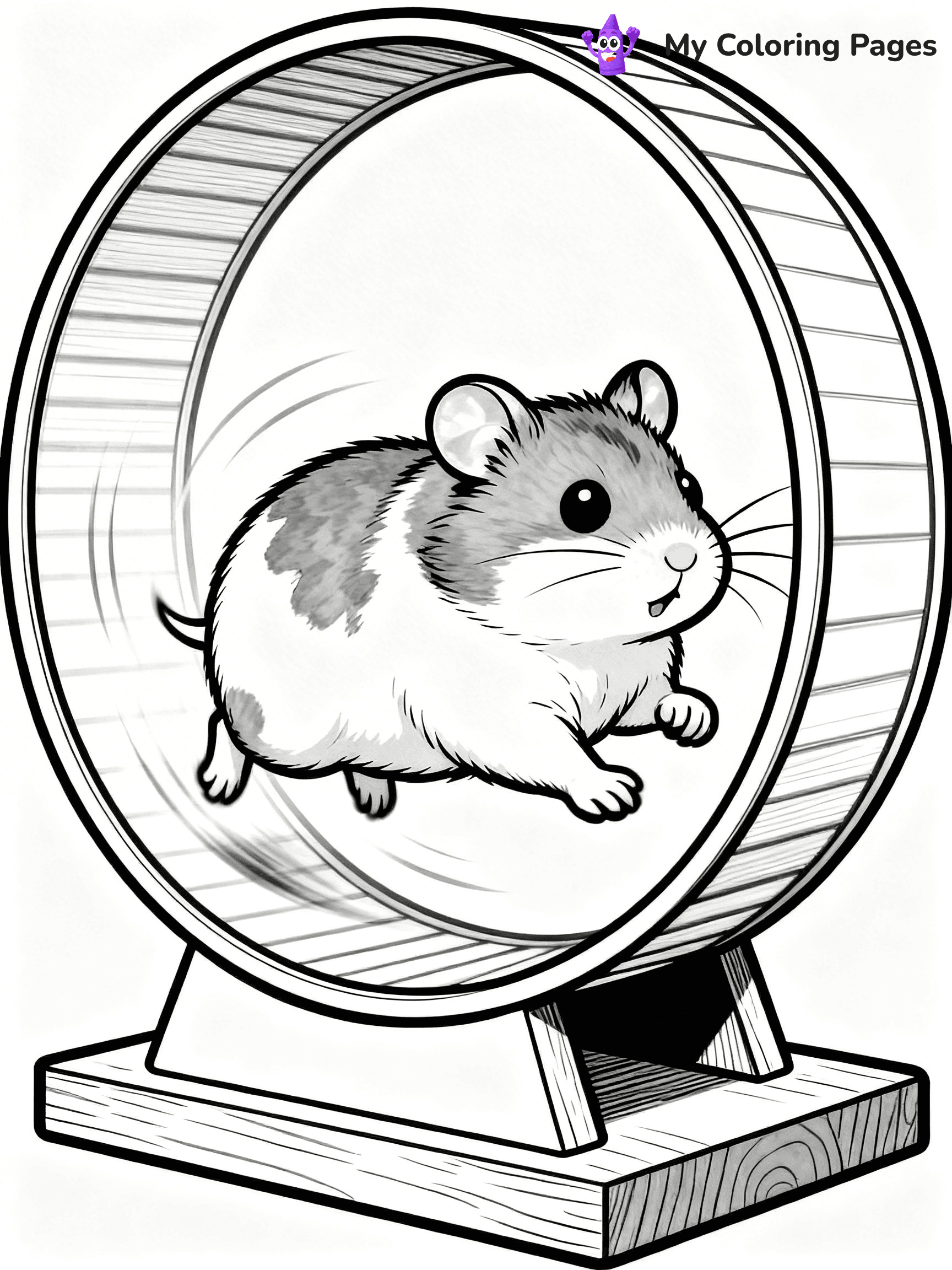 Hamster Coloring Pages - 2