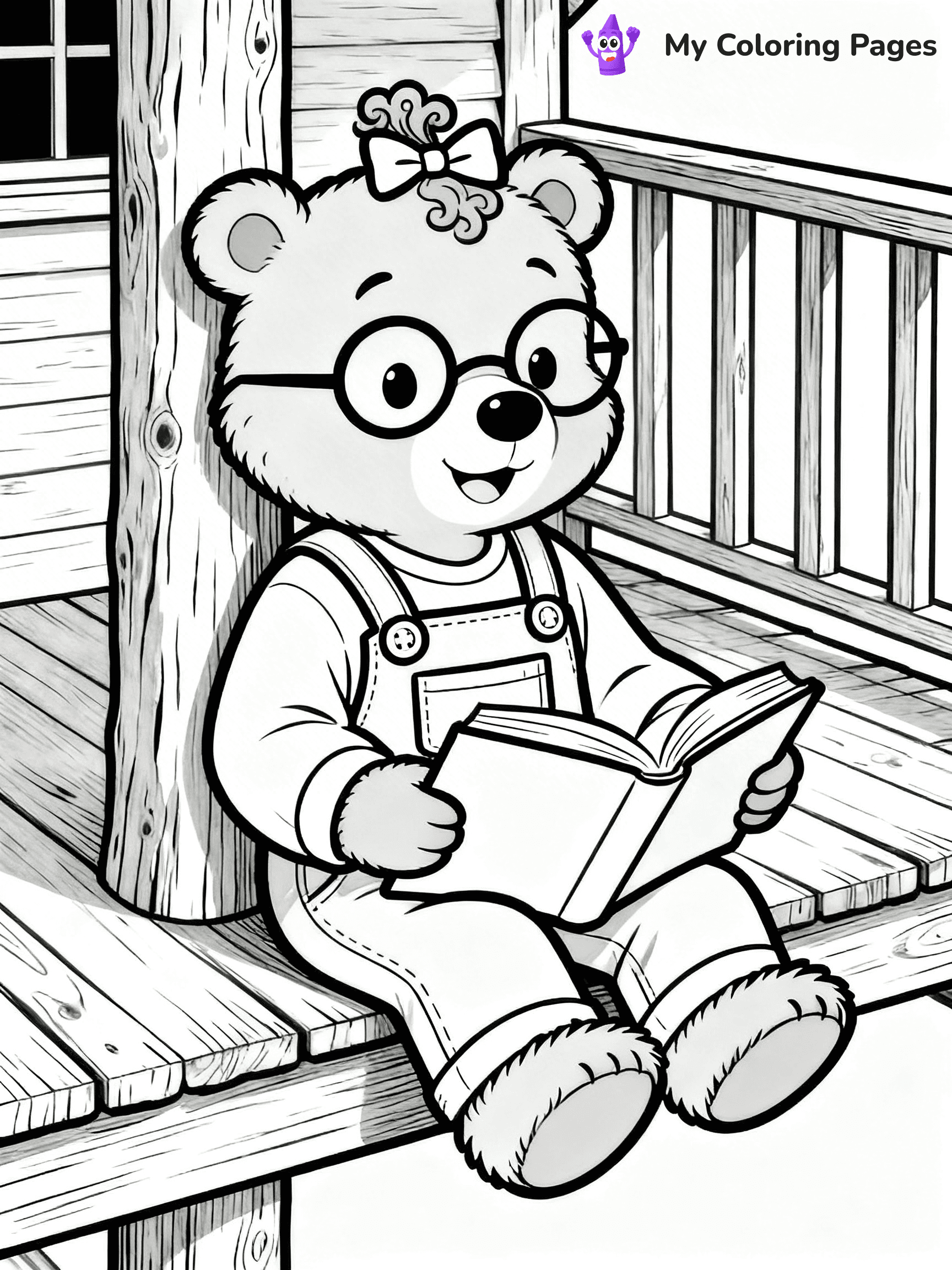 Berenstein Bears Coloring Pages - 27